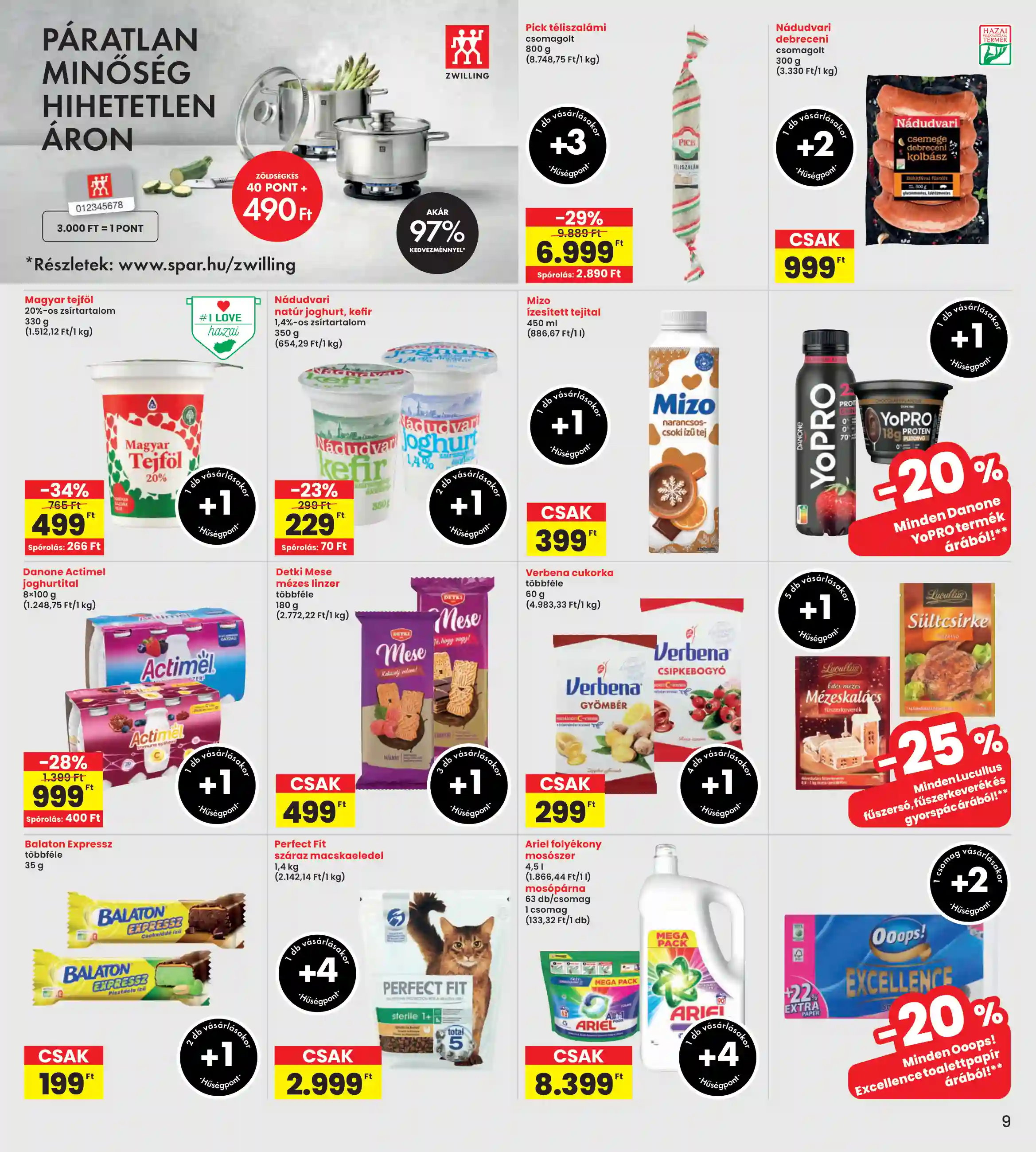 Spar akciós újság 46. hét (interspar) (19 oldal)