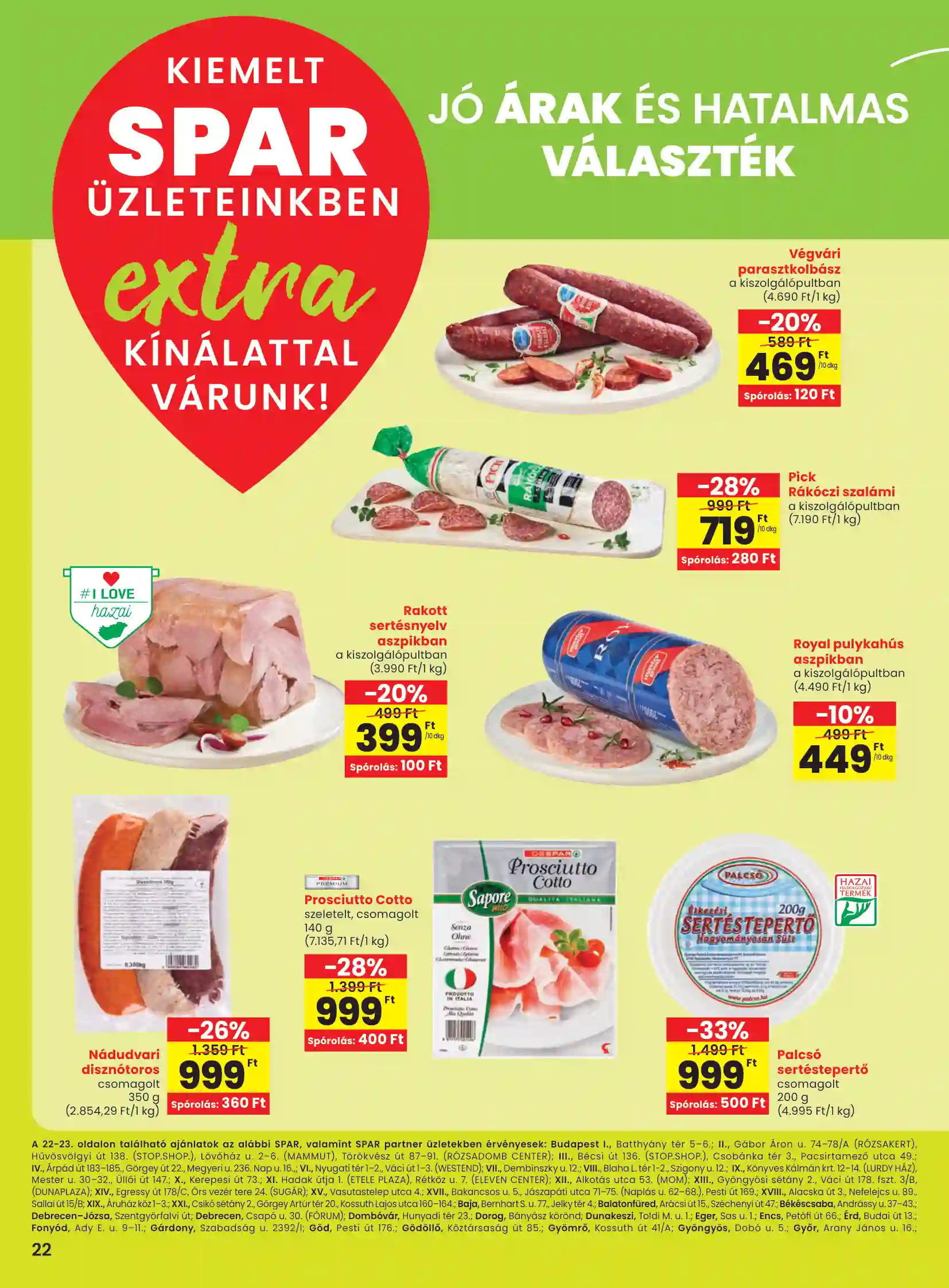 Spar akciós újság 46. hét (spar extra) (3 oldal)