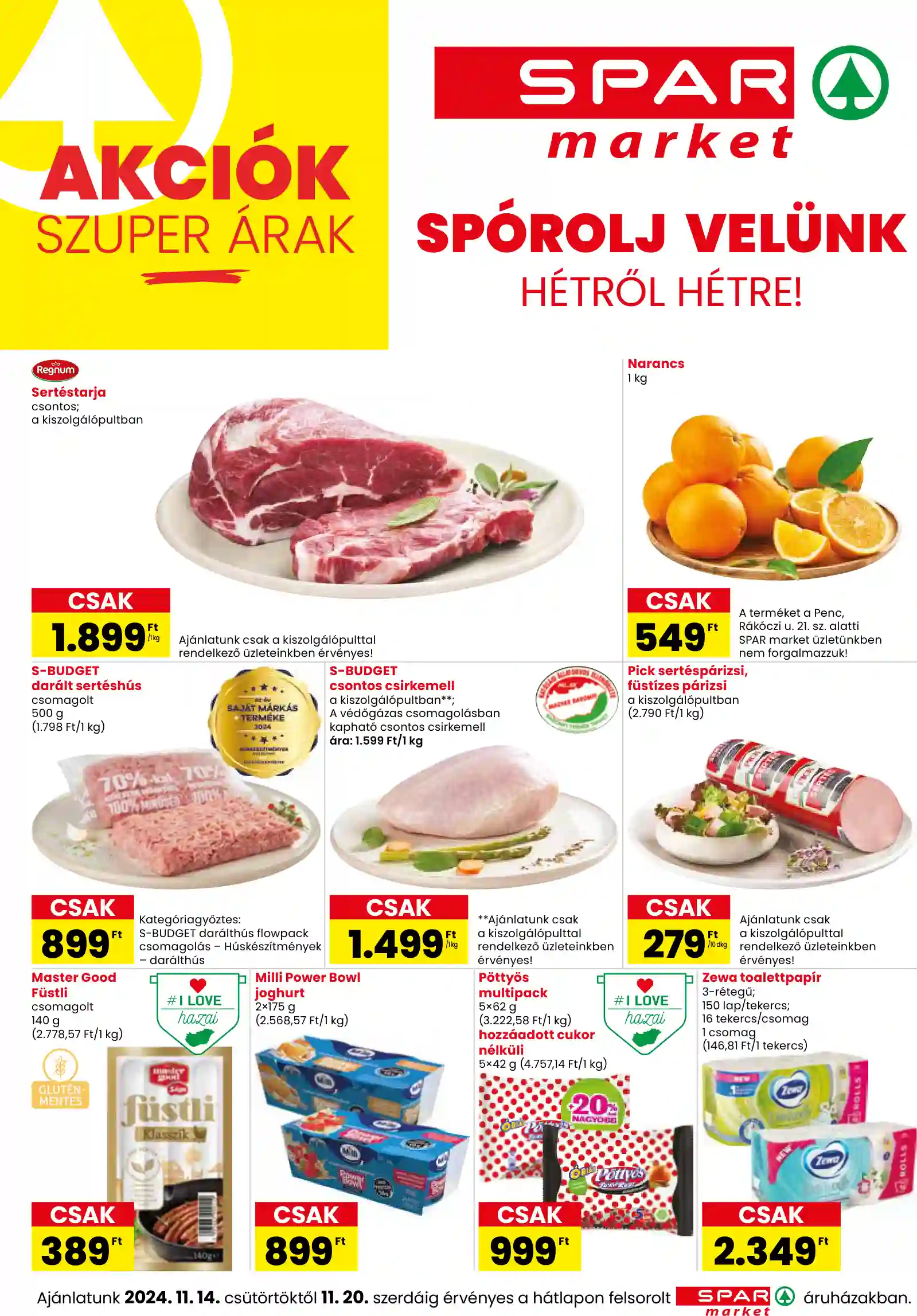 SPAR spark market 46.hét