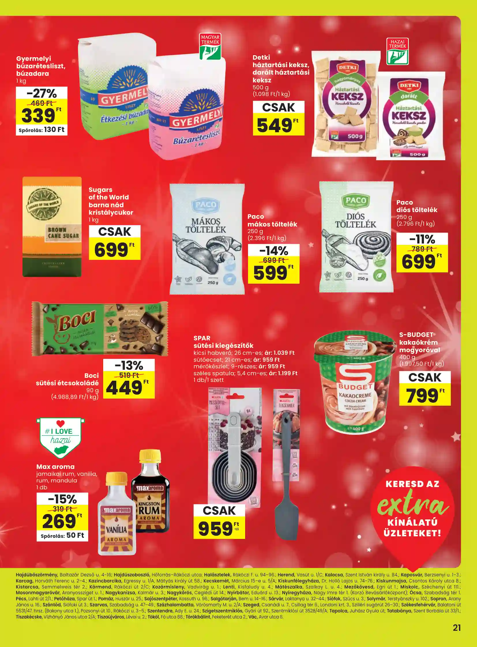 Spar akciós újság 47. hét (spar extra) (2 oldal)