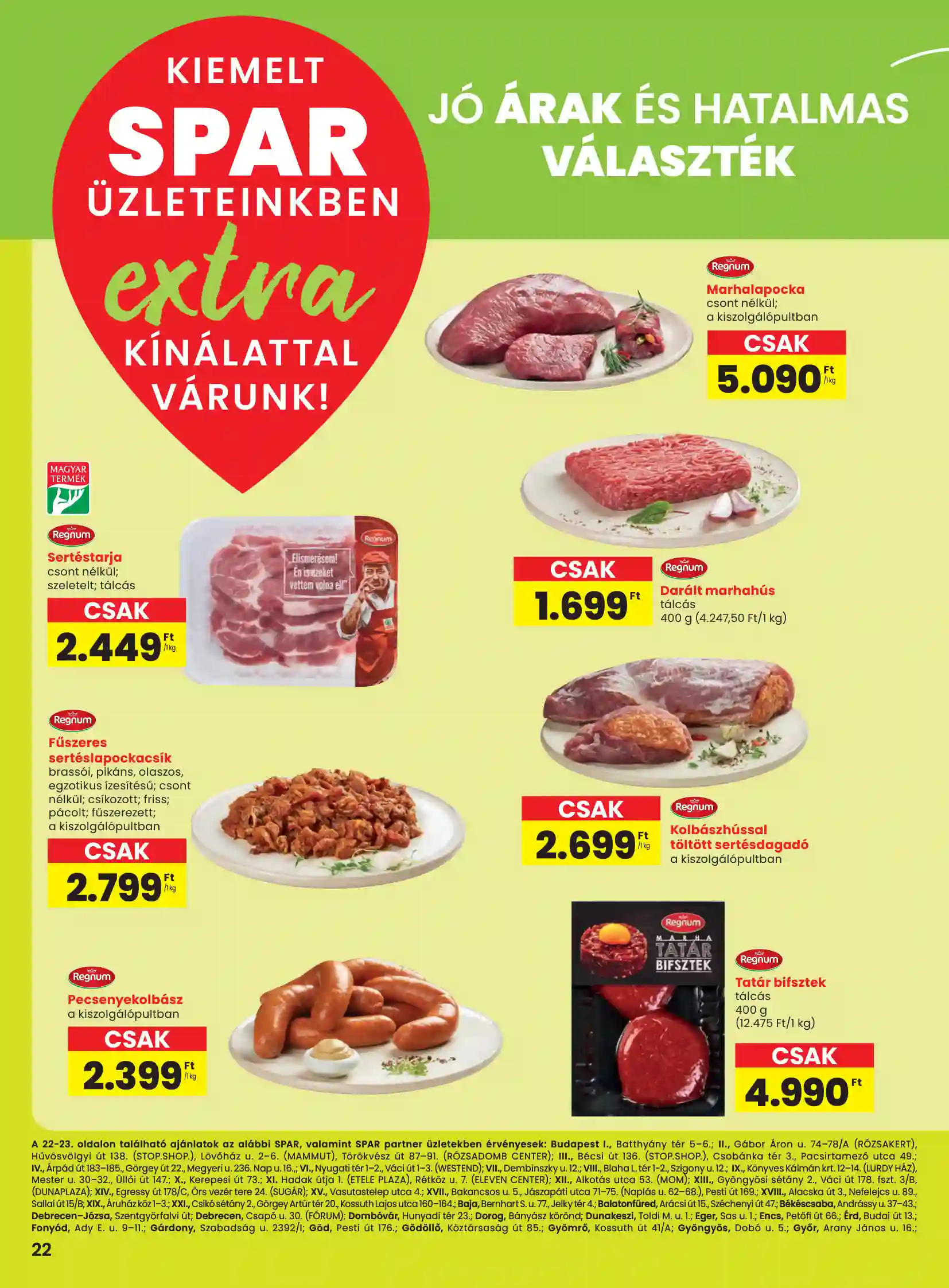 Spar akciós újság 47. hét (spar extra) (3 oldal)