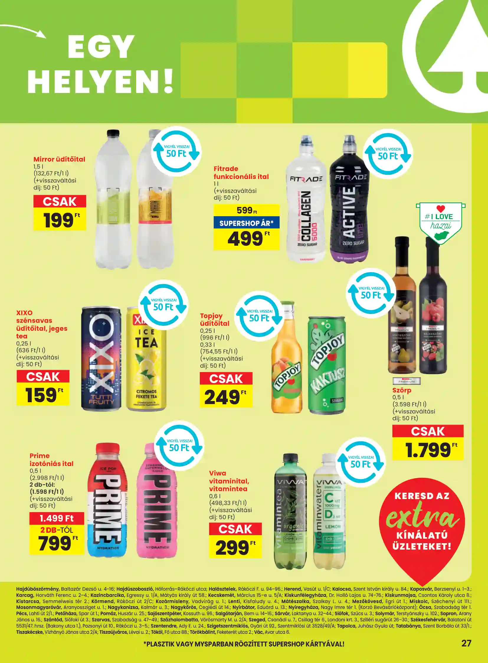 Spar akciós újság 47. hét (spar extra) (8 oldal)