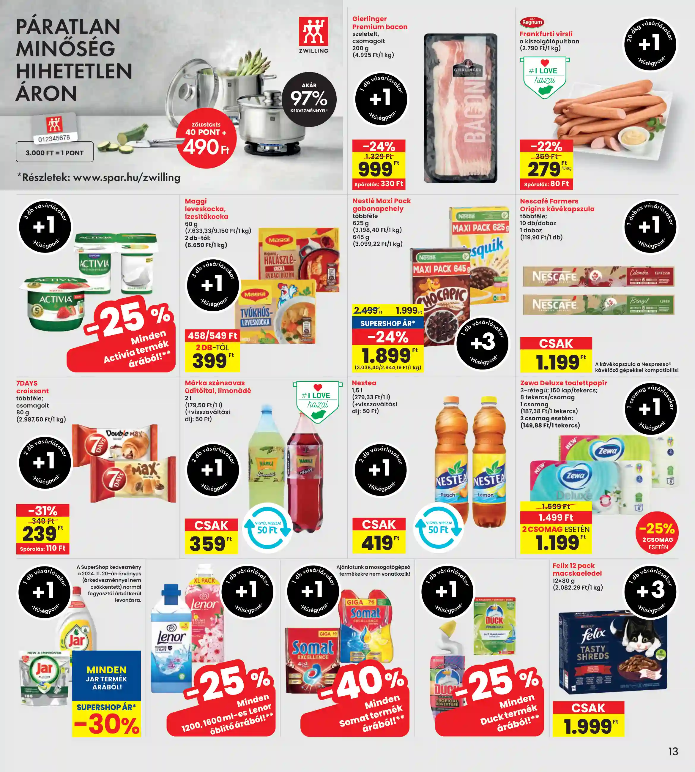 Spar akciós újság 47. hét (interspar) (5 oldal)