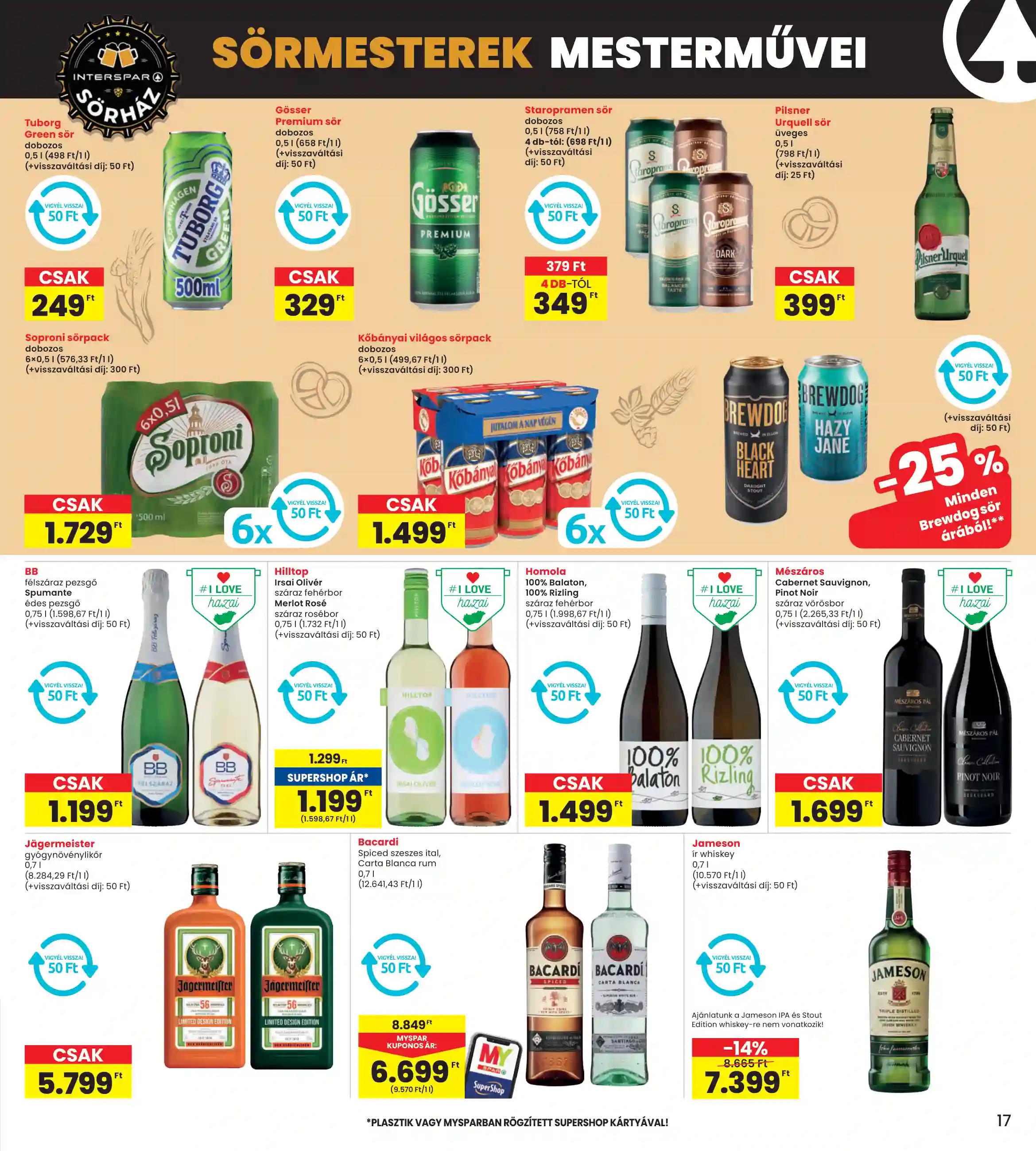 Spar akciós újság 47. hét (interspar) (9 oldal)
