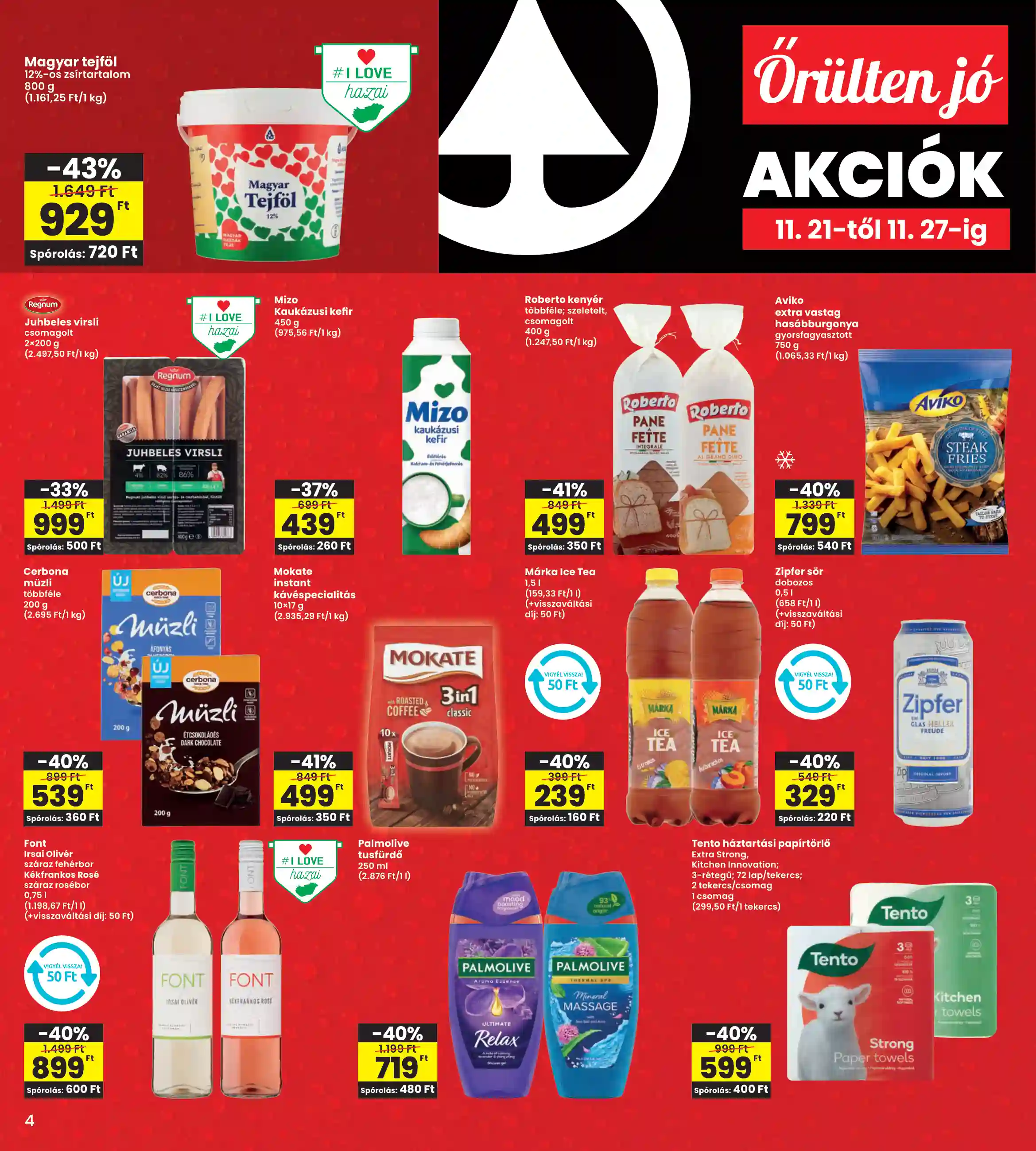 Spar akciós újság 47. hét (interspar) (14 oldal)
