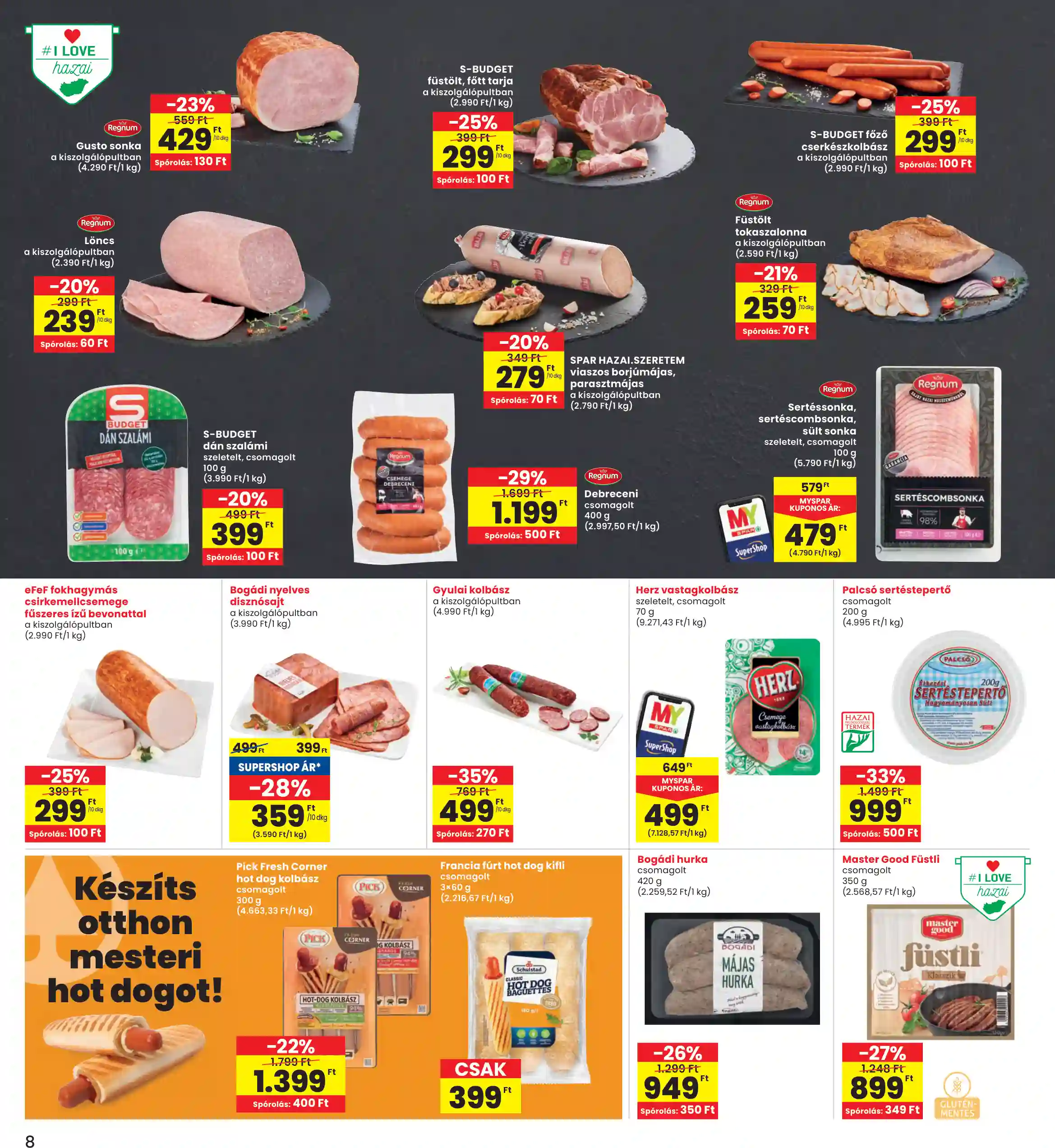 Spar akciós újság 47. hét (interspar) (18 oldal)