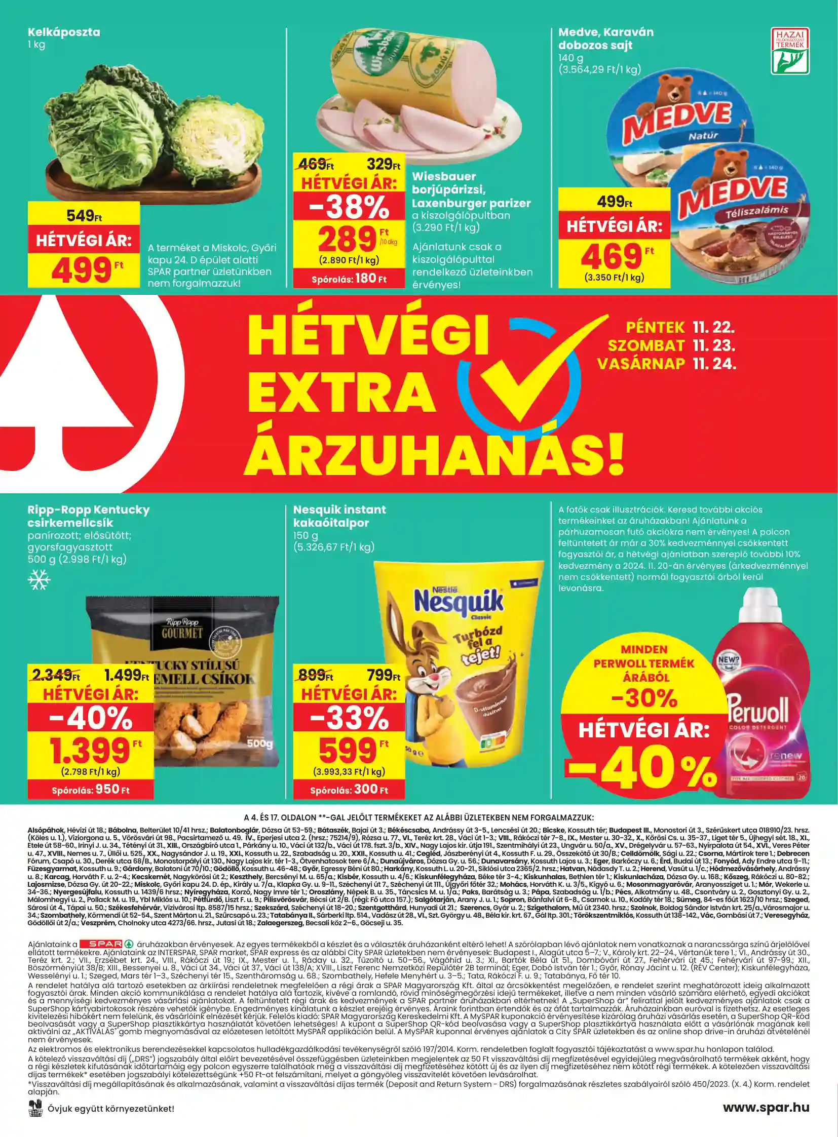 Spar akciós újság 47. hét (spar) (12 oldal)
