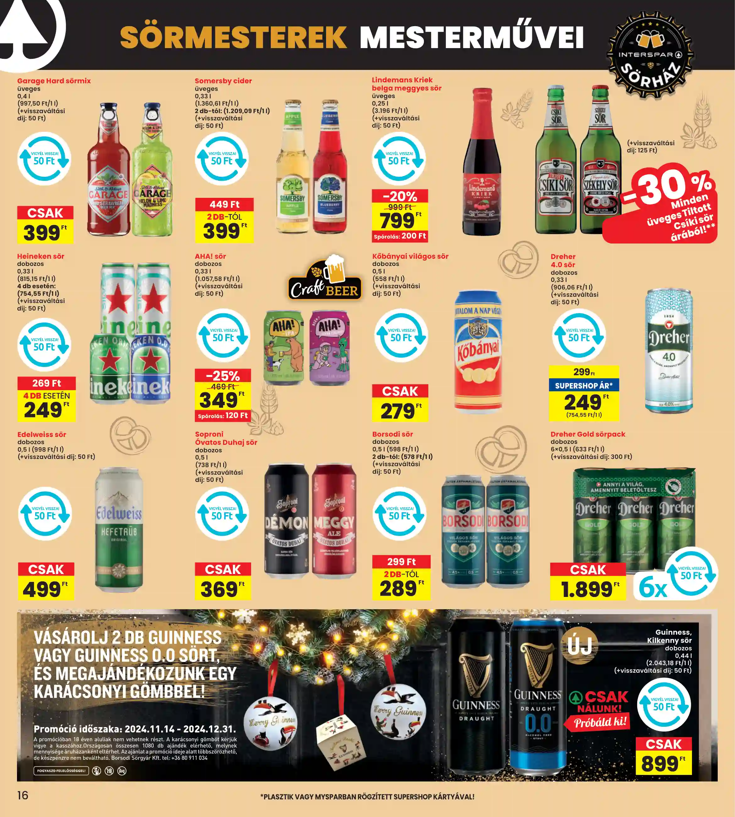 Spar akciós újság 48. hét (interspar) (8 oldal)