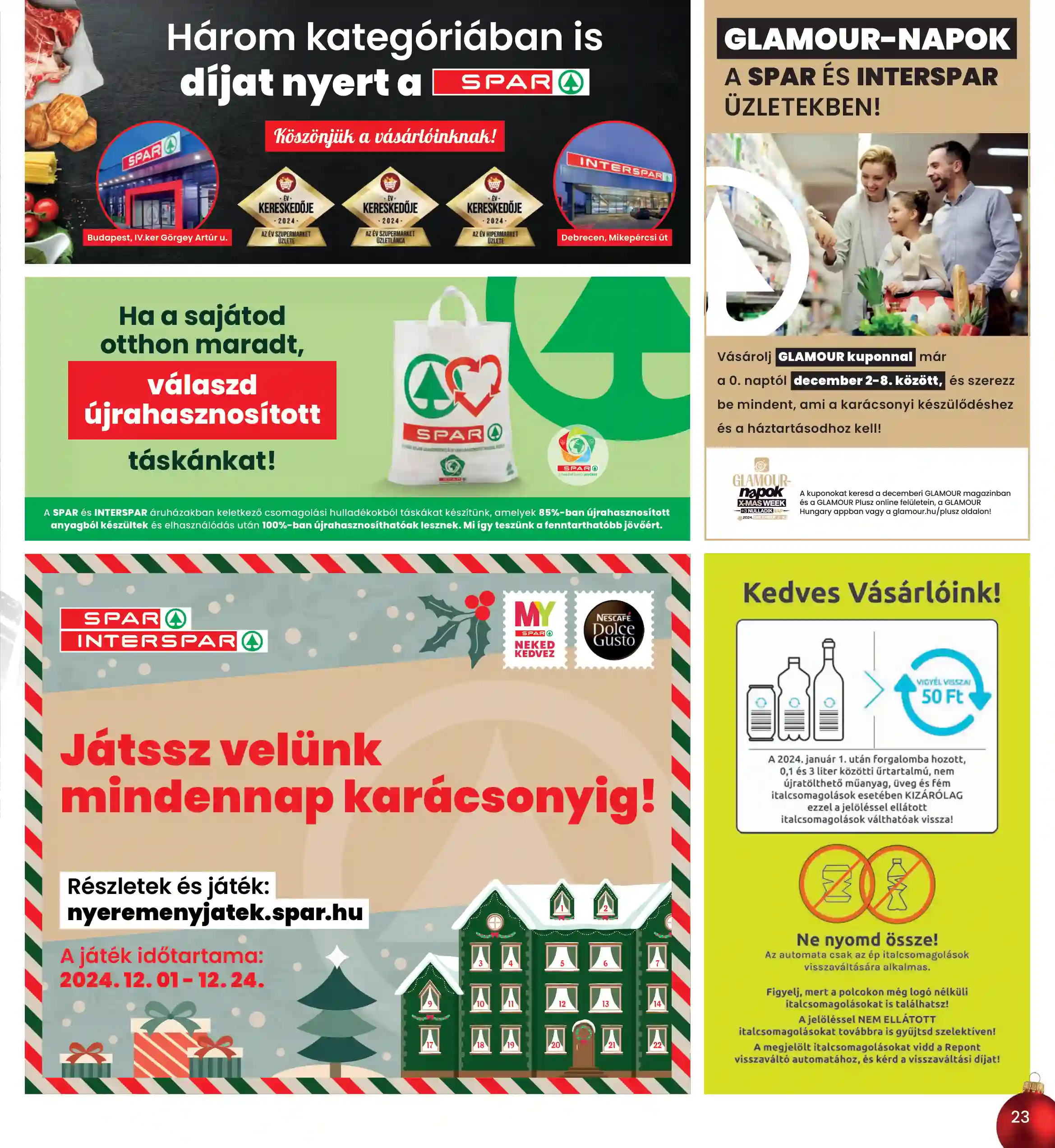 Spar akciós újság 48. hét (interspar) (16 oldal)