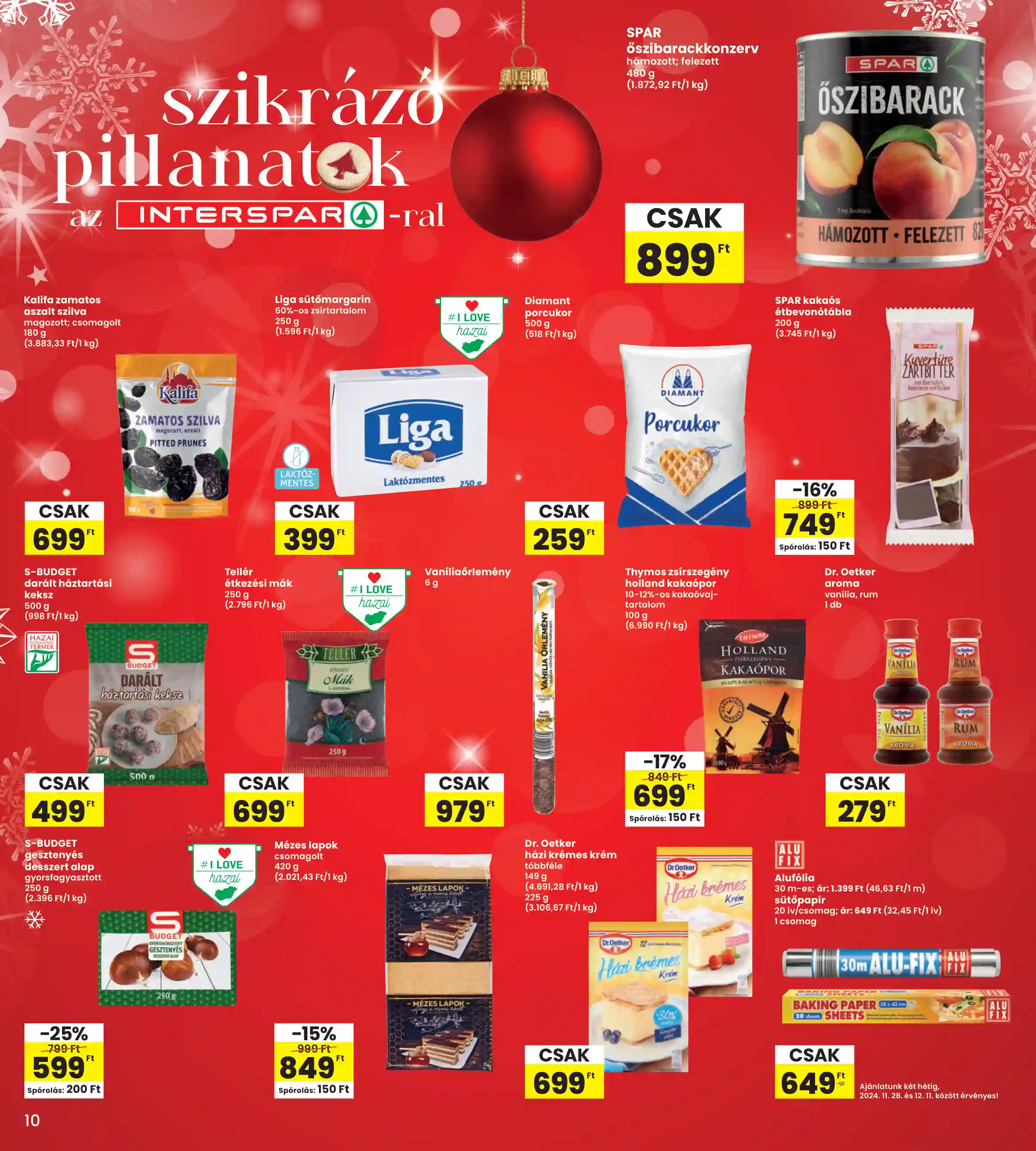 Spar akciós újság 48. hét (interspar) (24 oldal)