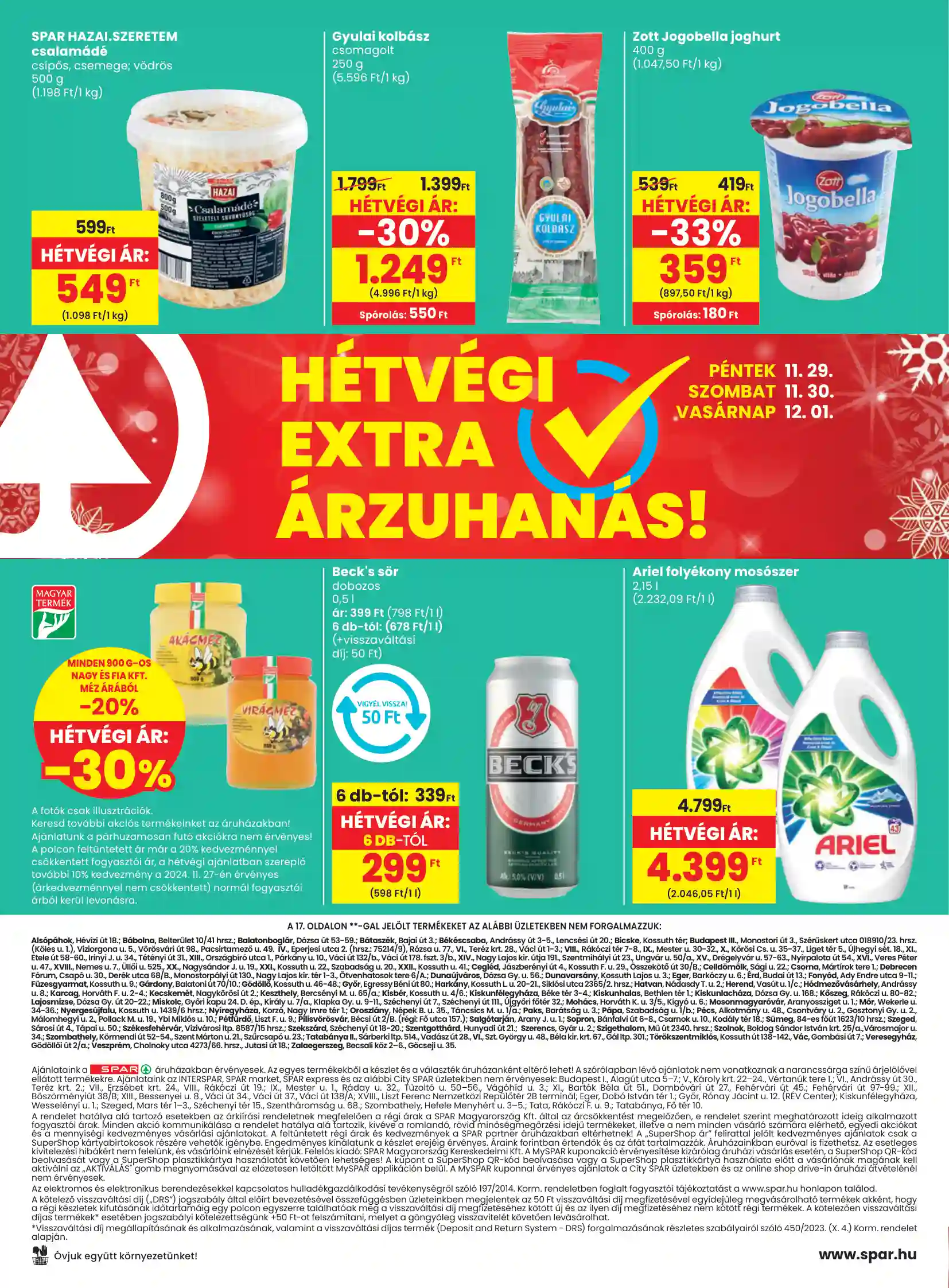 Spar akciós újság 48. hét (spar) (21 oldal)