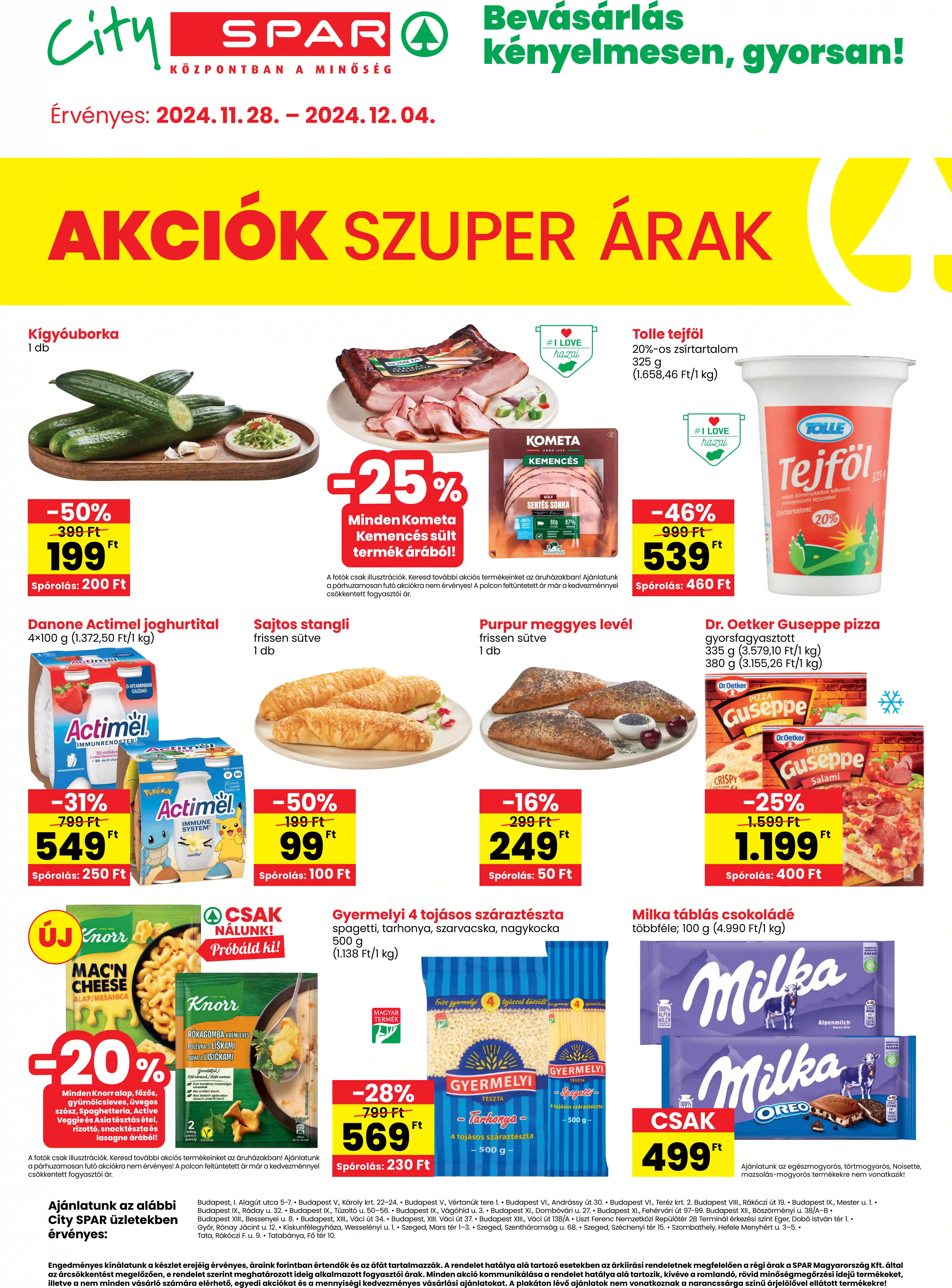 SPAR city spar 48.hét