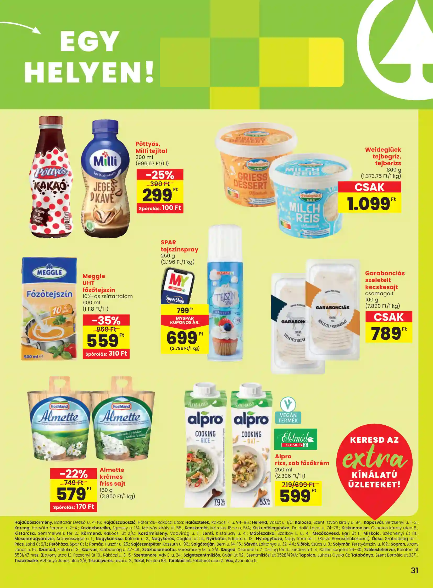 Spar akciós újság 49. hét (spar extra) (4 oldal)