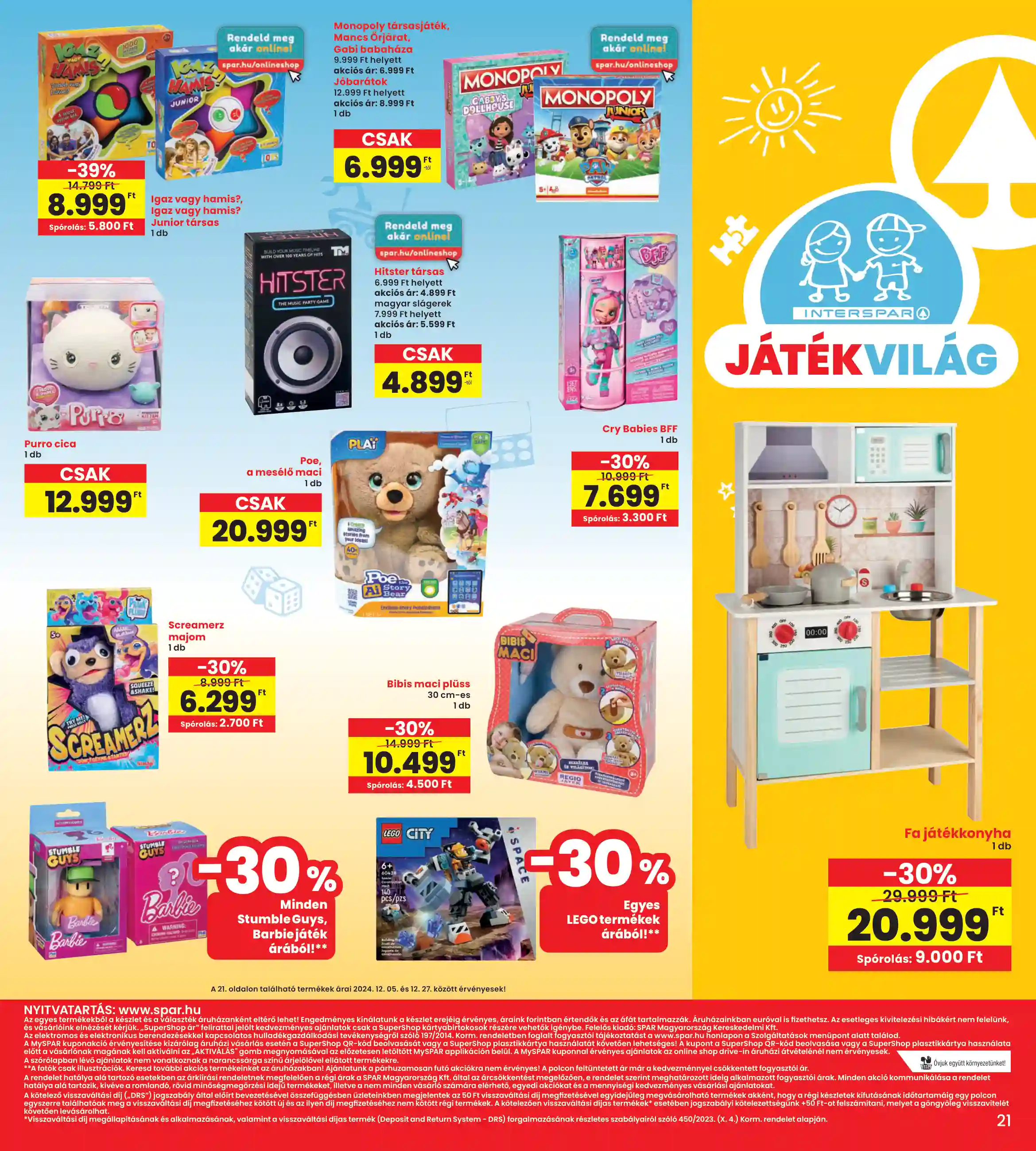 Spar akciós újság 49. hét (interspar) (14 oldal)