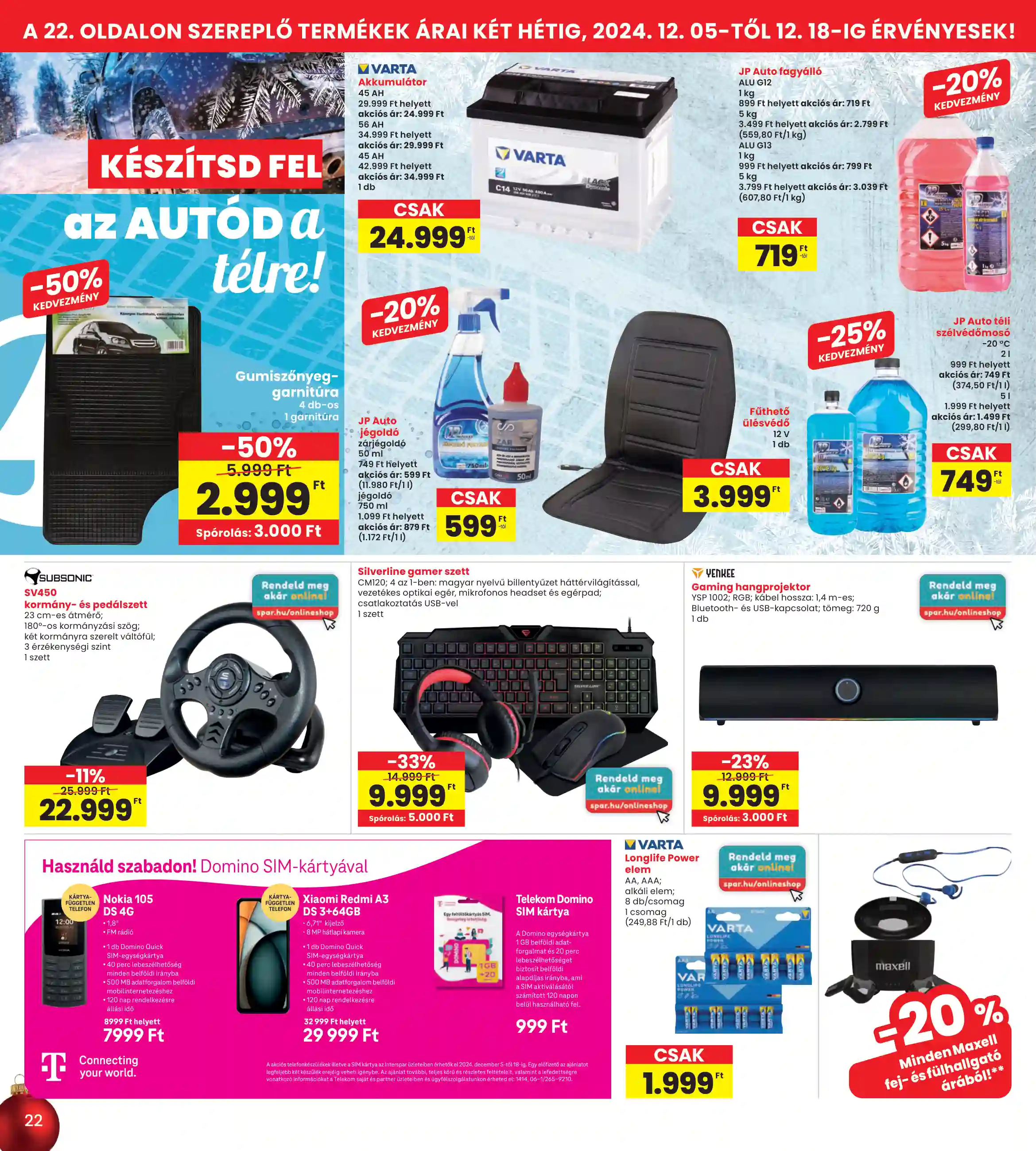 Spar akciós újság 49. hét (interspar) (15 oldal)