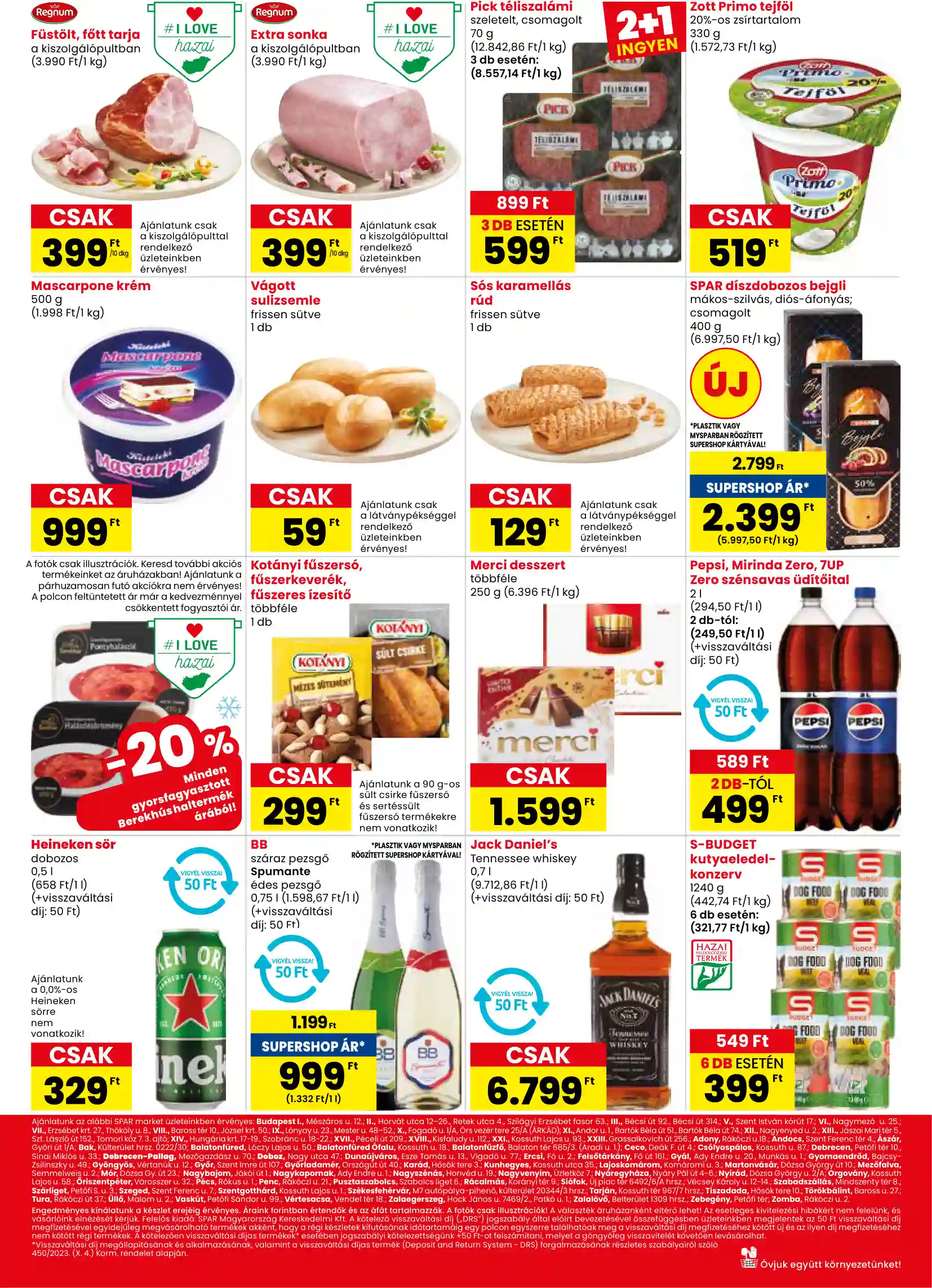 Spar akciós újság 50. hét (spar market) (2 oldal)