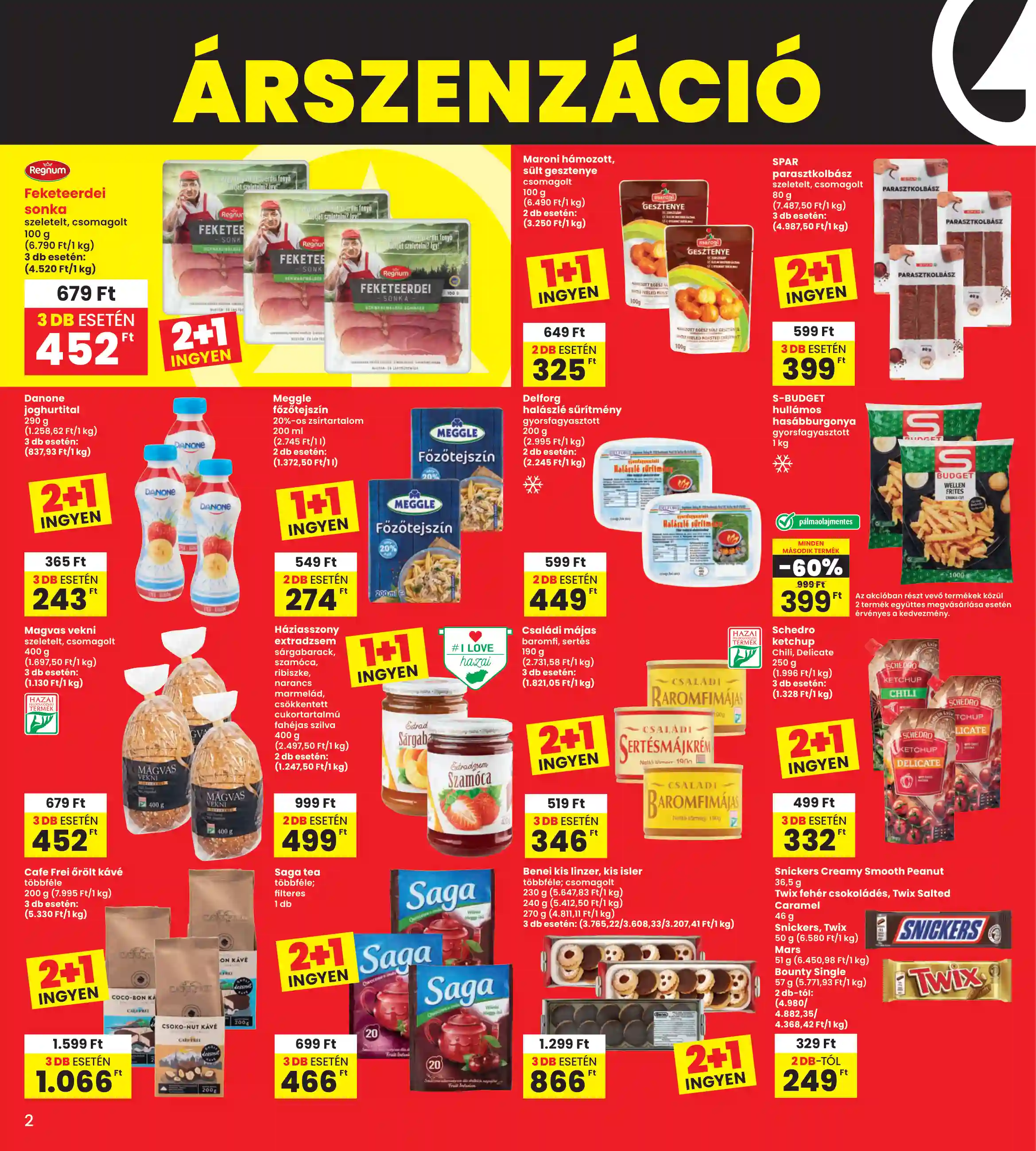 Spar akciós újság 50. hét (interspar) (2 oldal)