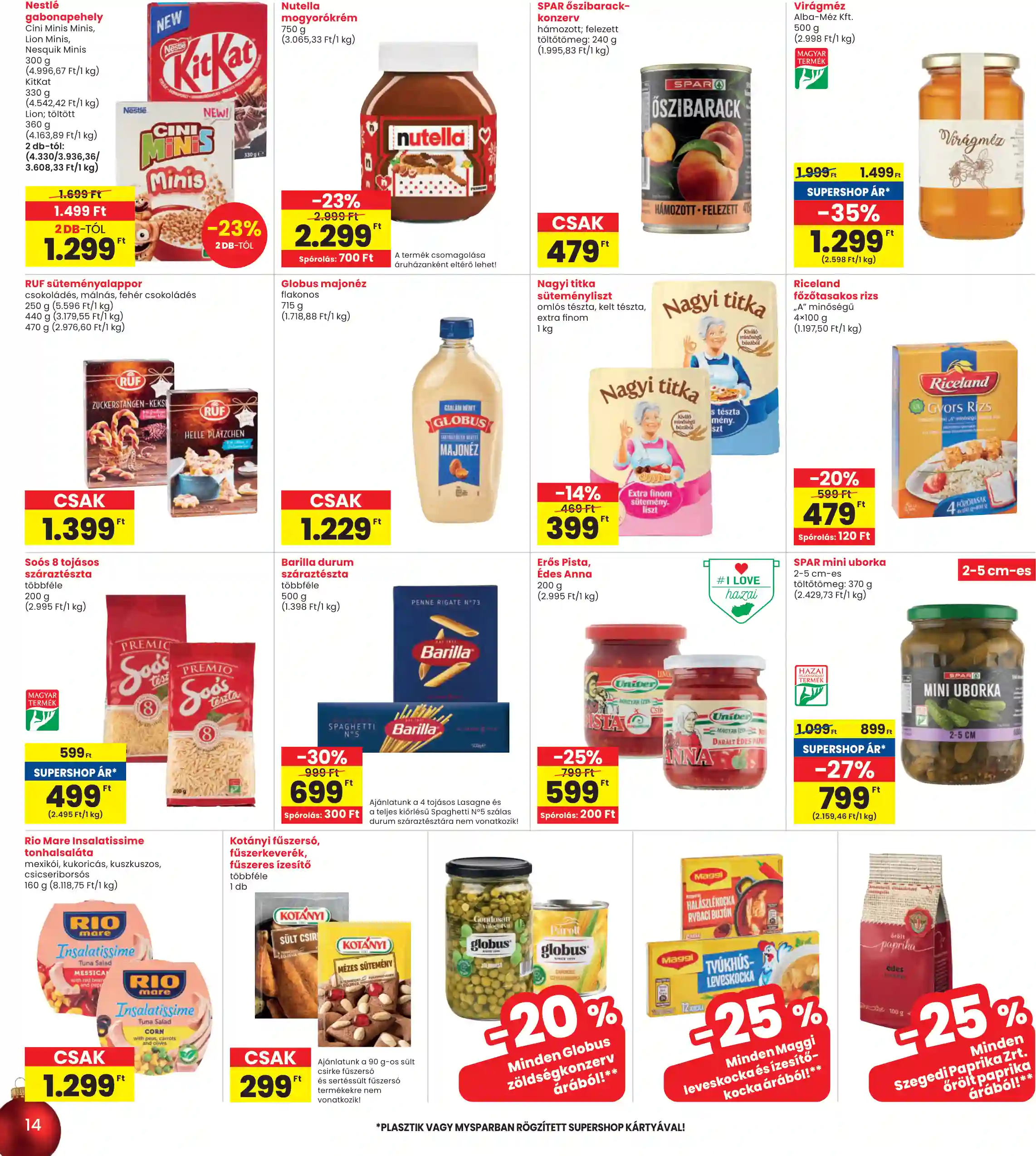 Spar akciós újság 50. hét (interspar) (6 oldal)