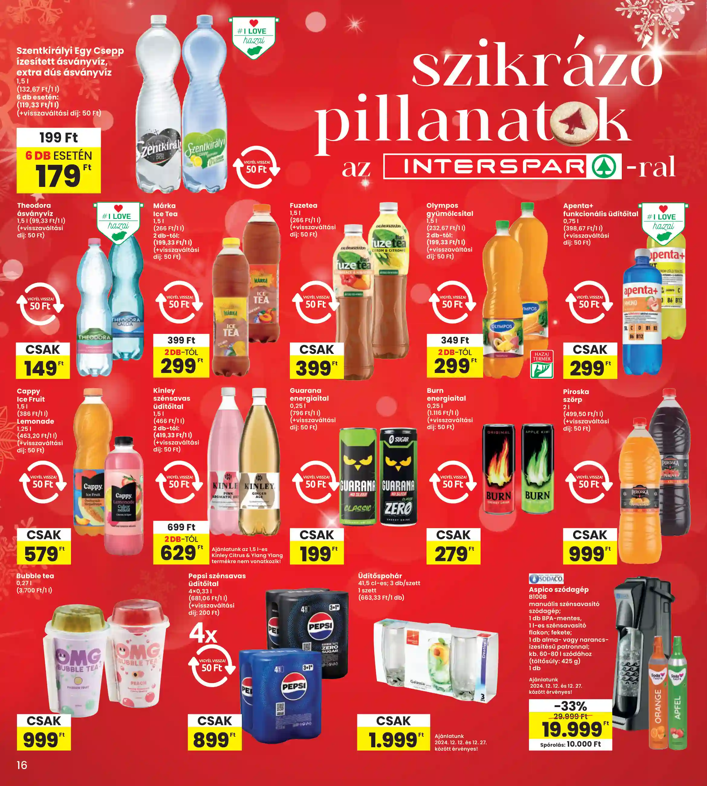 Spar akciós újság 50. hét (interspar) (8 oldal)