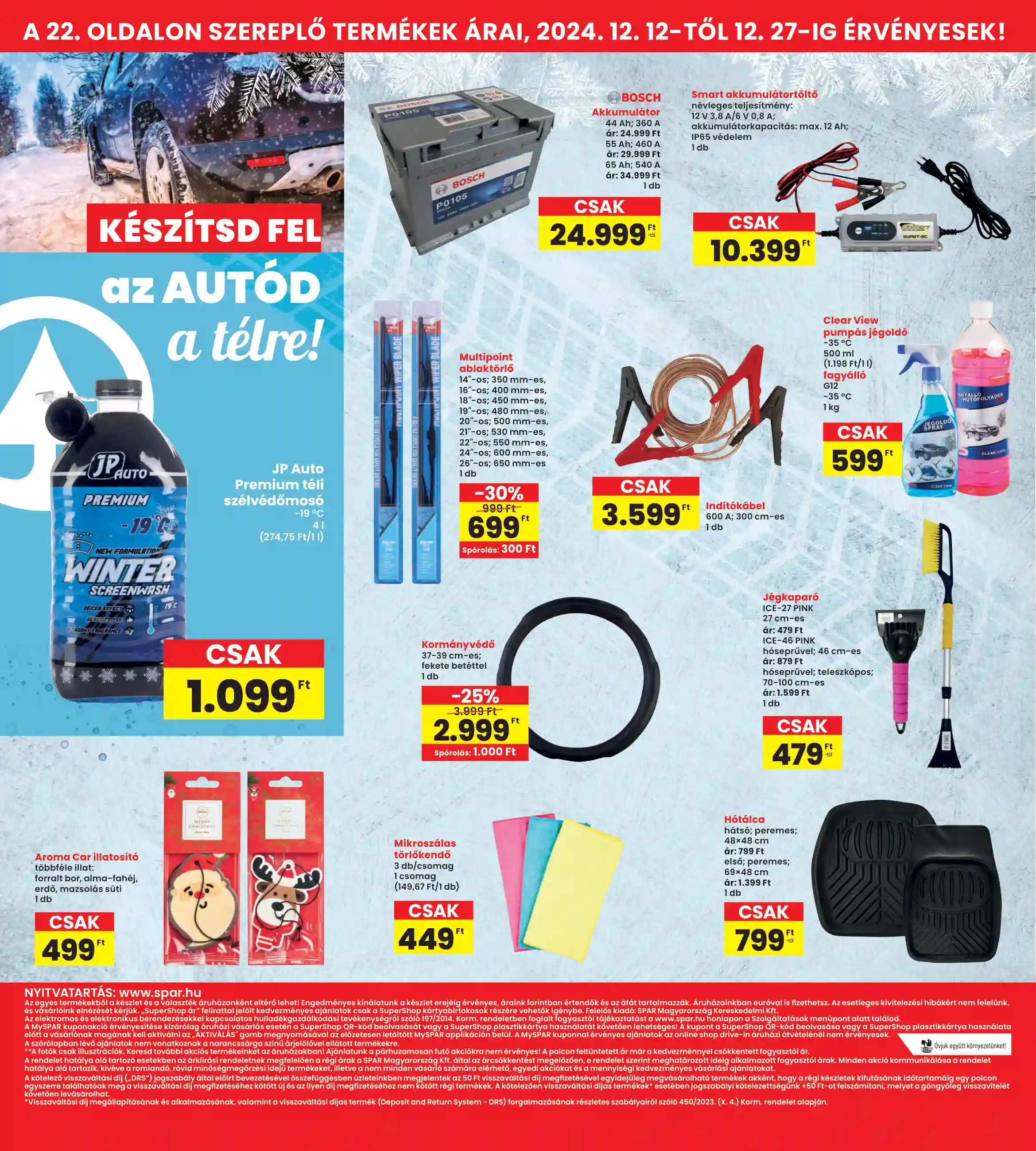 Spar akciós újság 50. hét (interspar) (15 oldal)