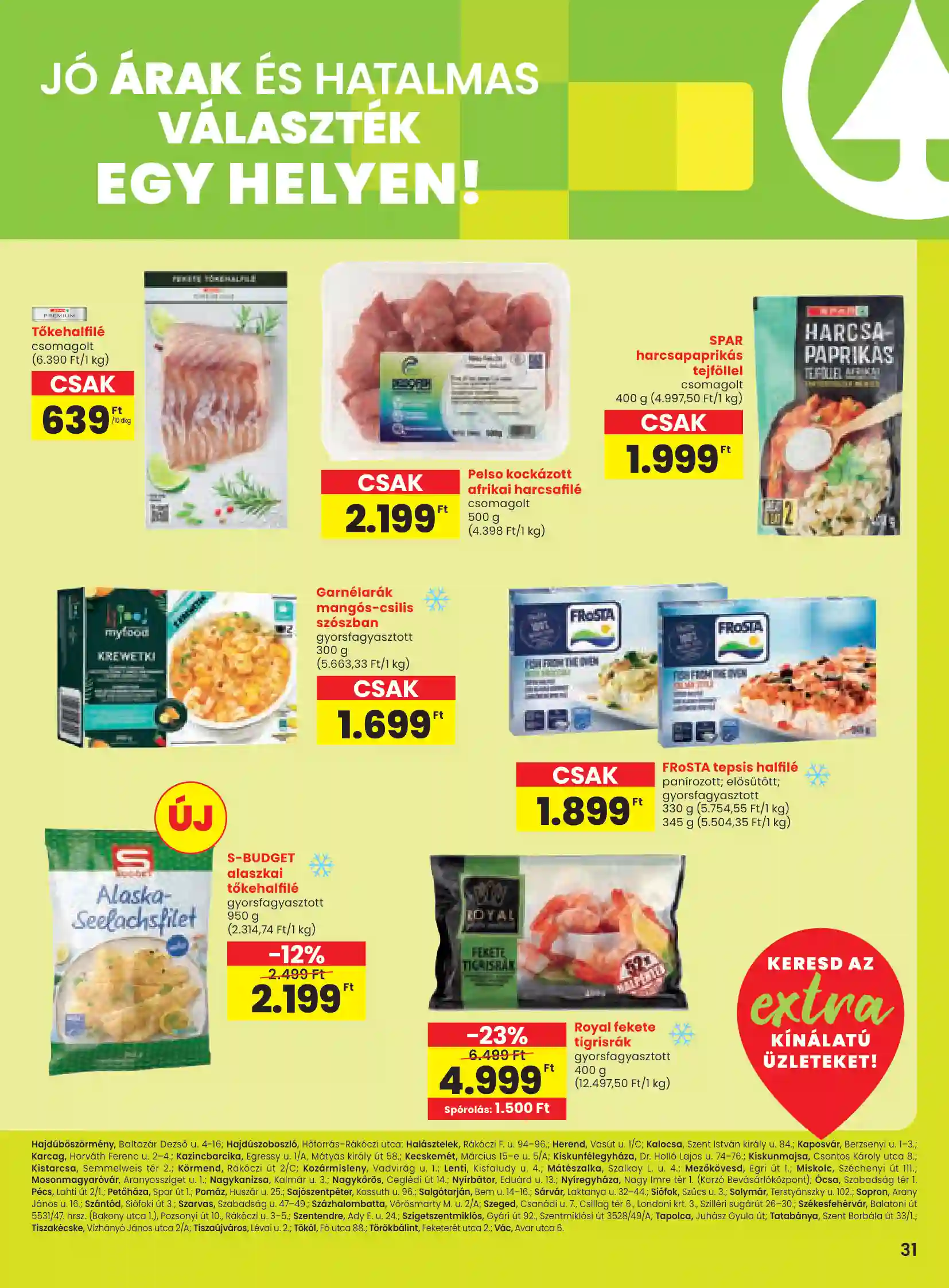 Spar akciós újság 50. hét (spar extra) (4 oldal)