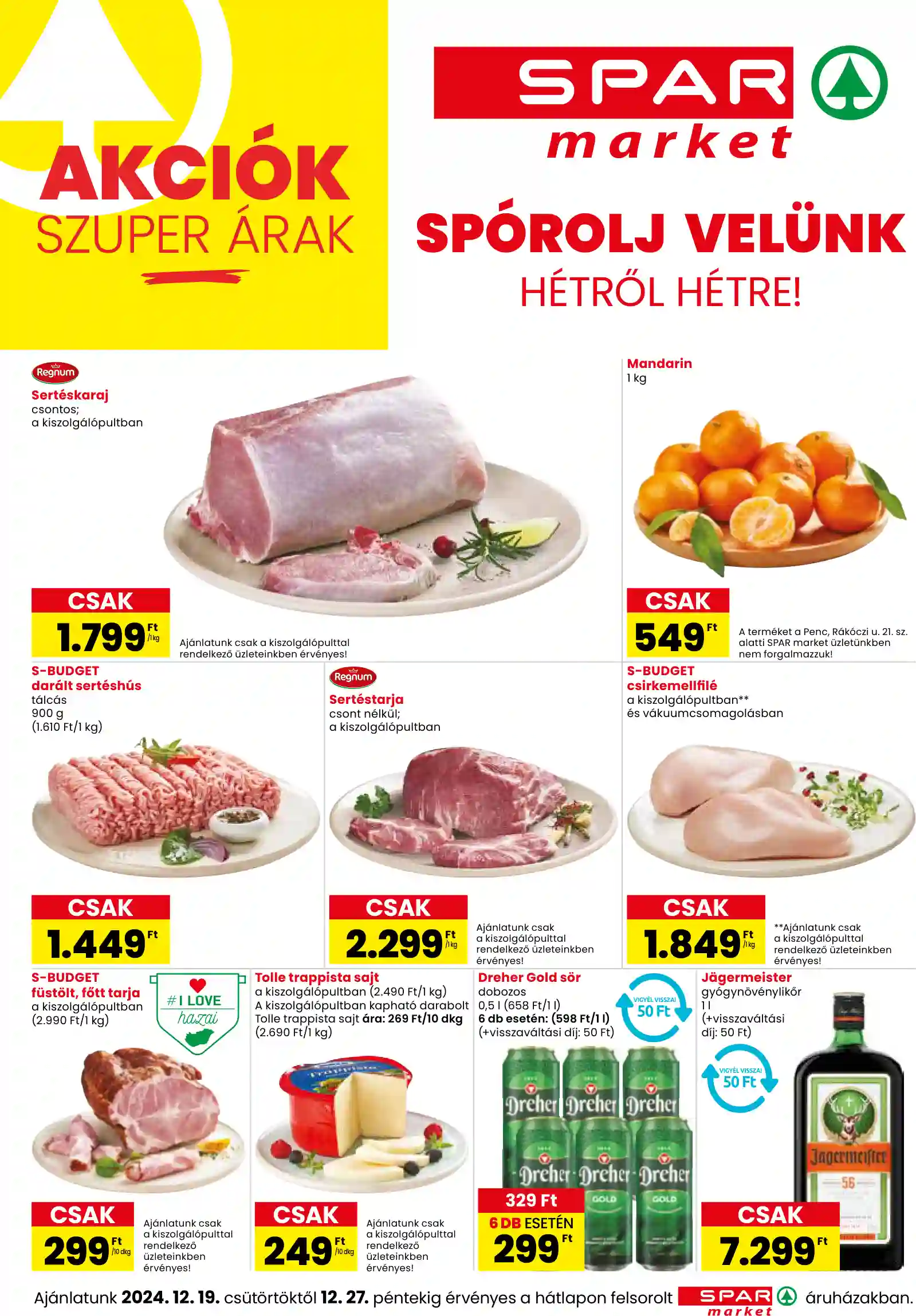 SPAR spar market 51.hét