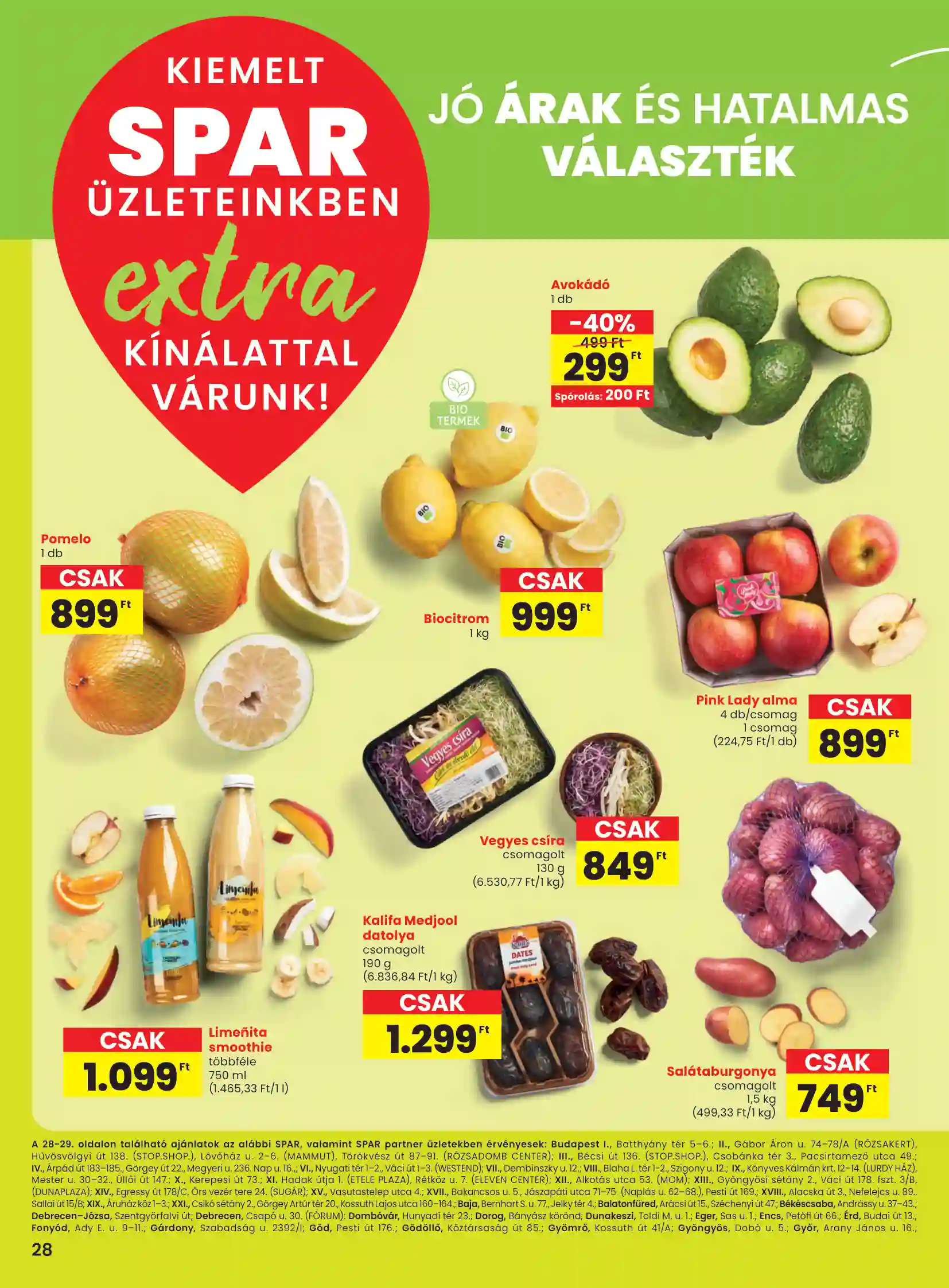 SPAR spar extra 51.hét