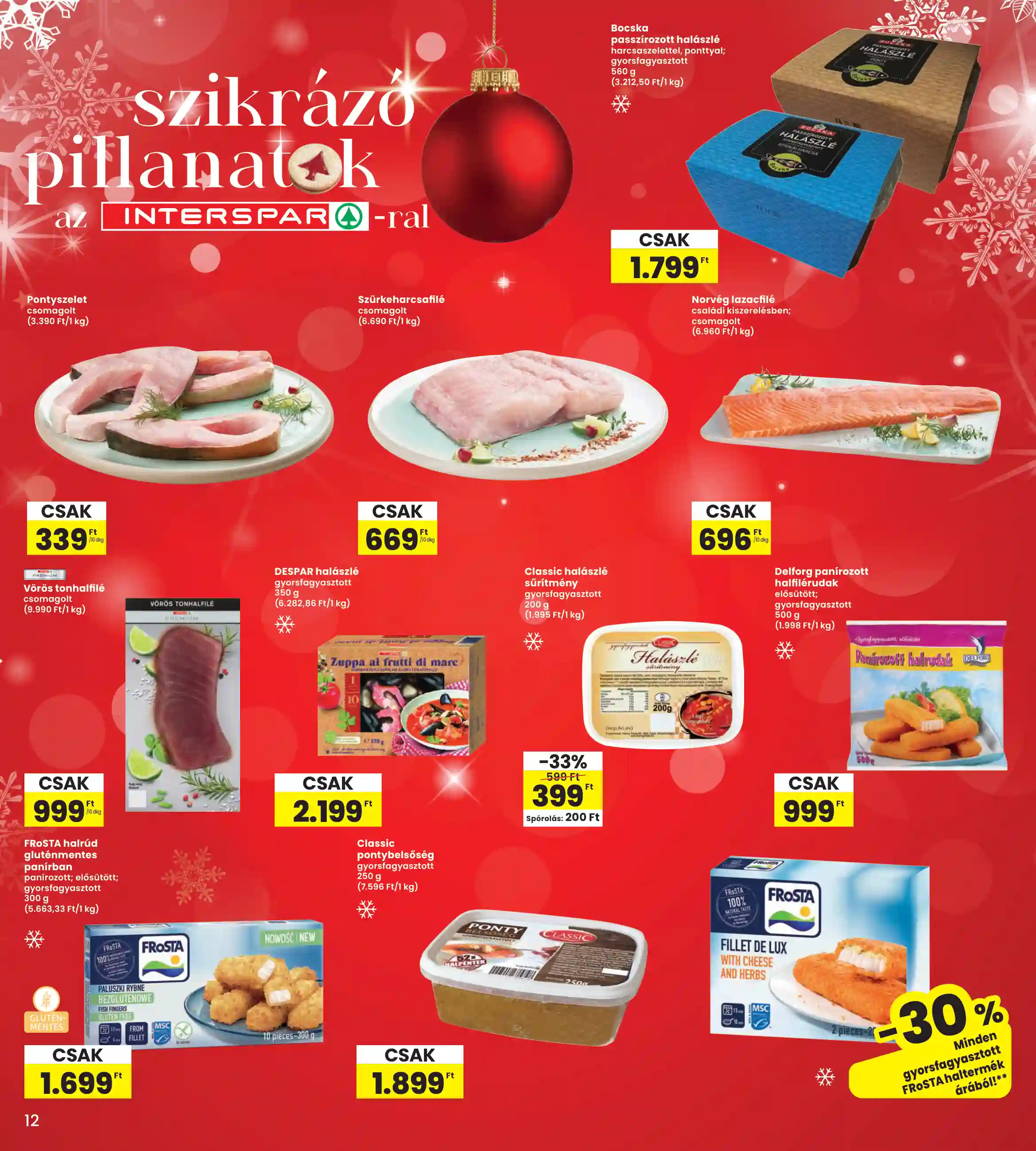 Spar akciós újság 51. hét (interspar) (4 oldal)