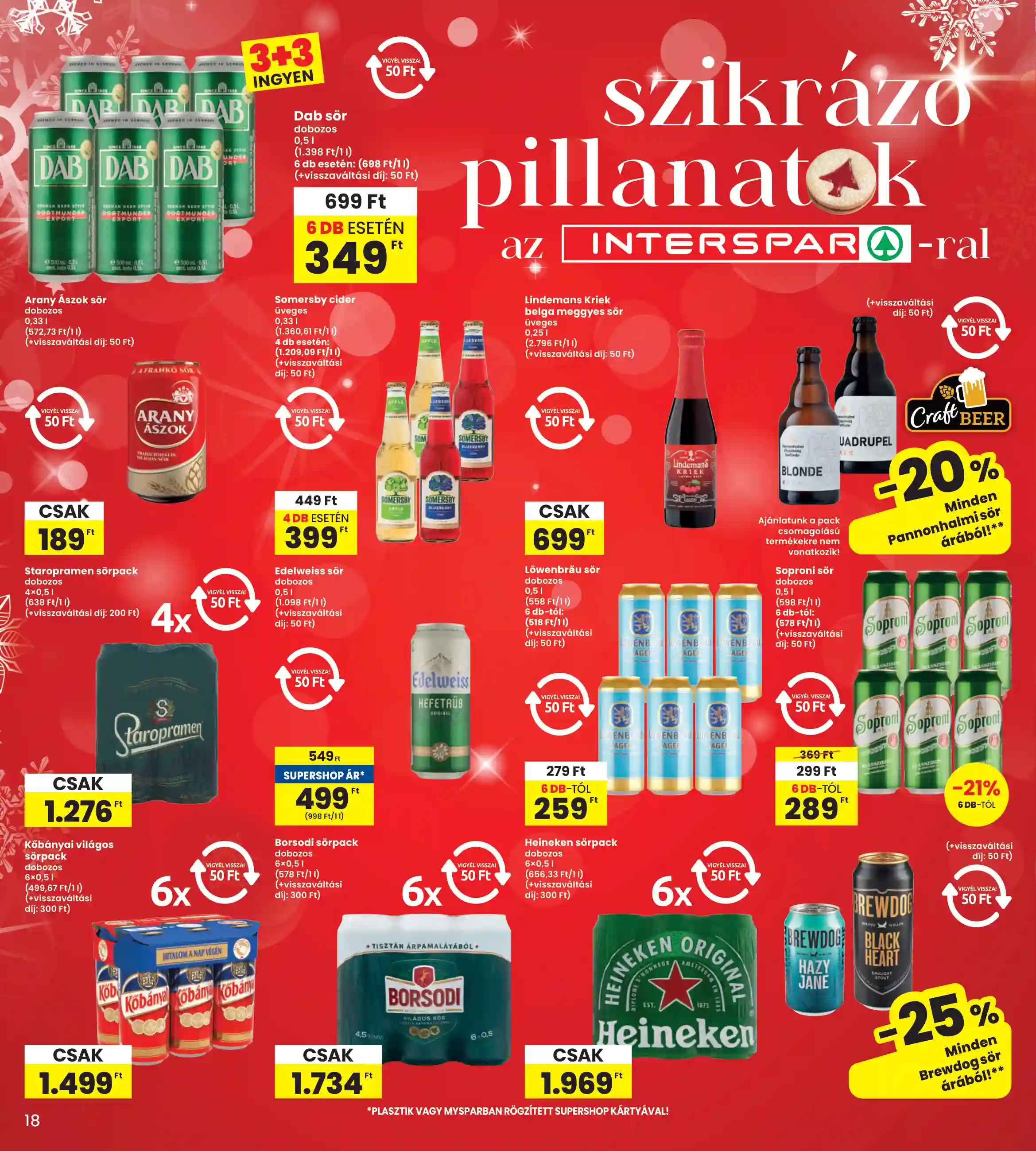 Spar akciós újság 51. hét (interspar) (10 oldal)
