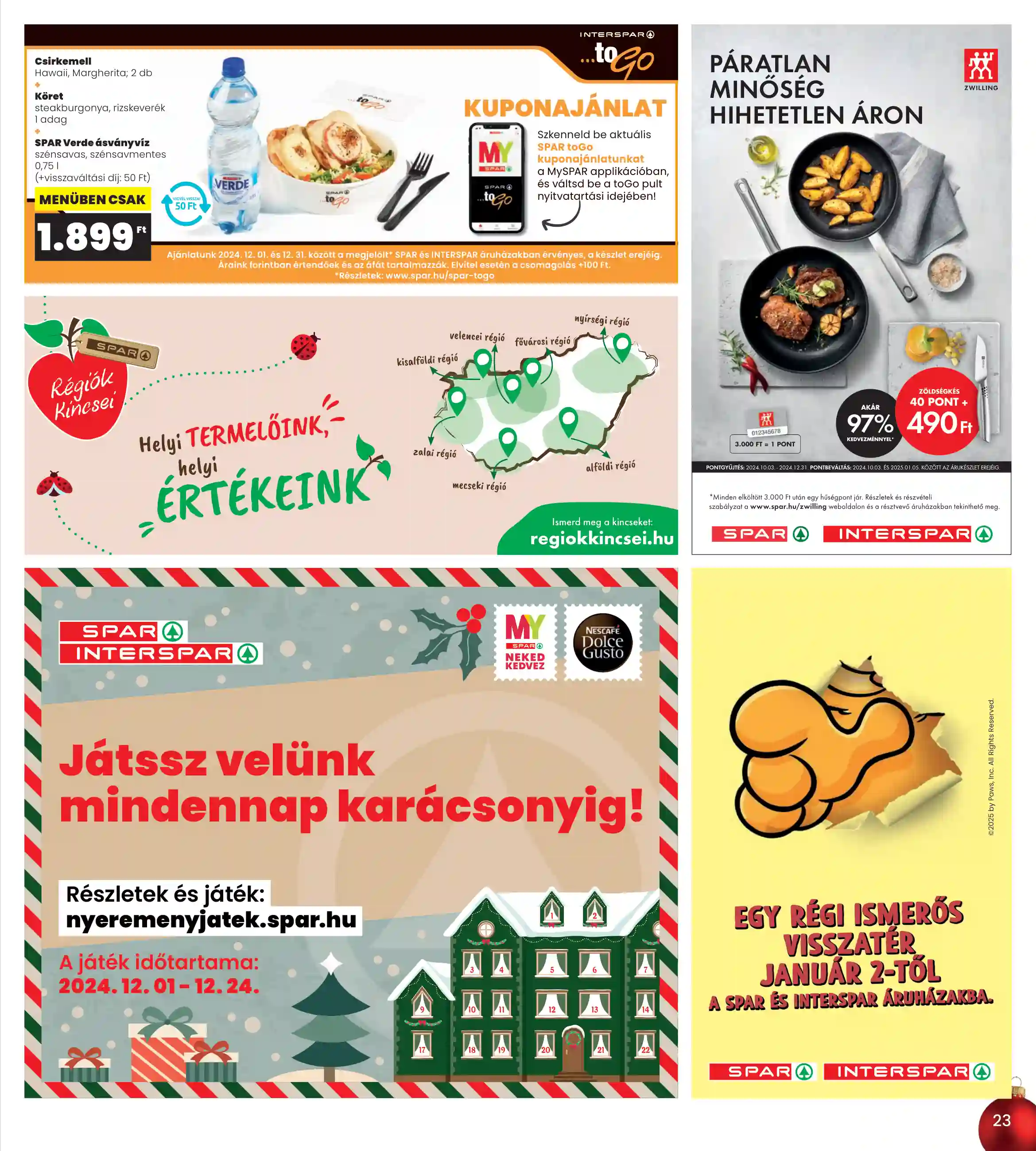 Spar akciós újság 51. hét (interspar) (16 oldal)