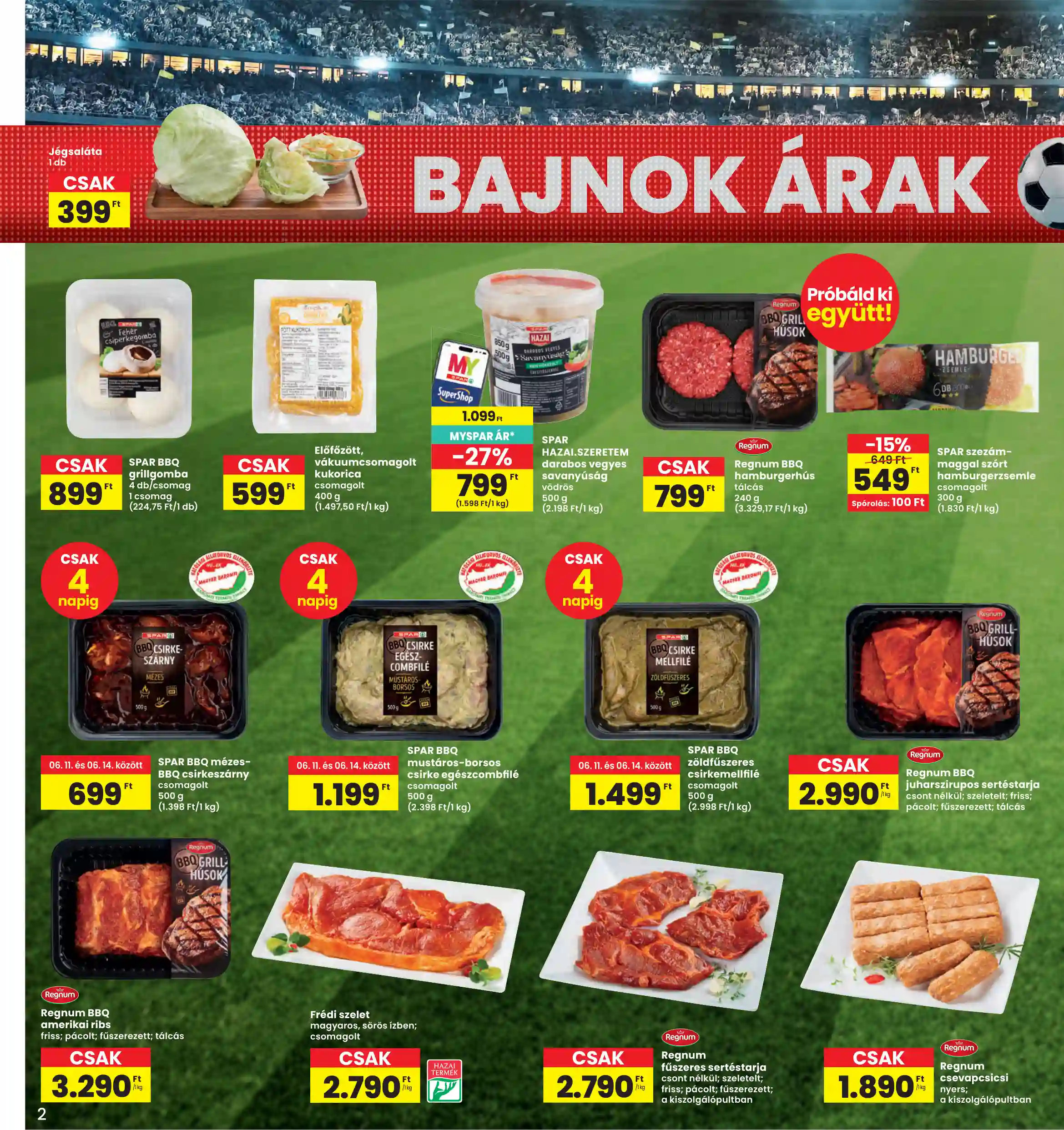 Spar akciós újság 24. hét (interspar) (2 oldal)