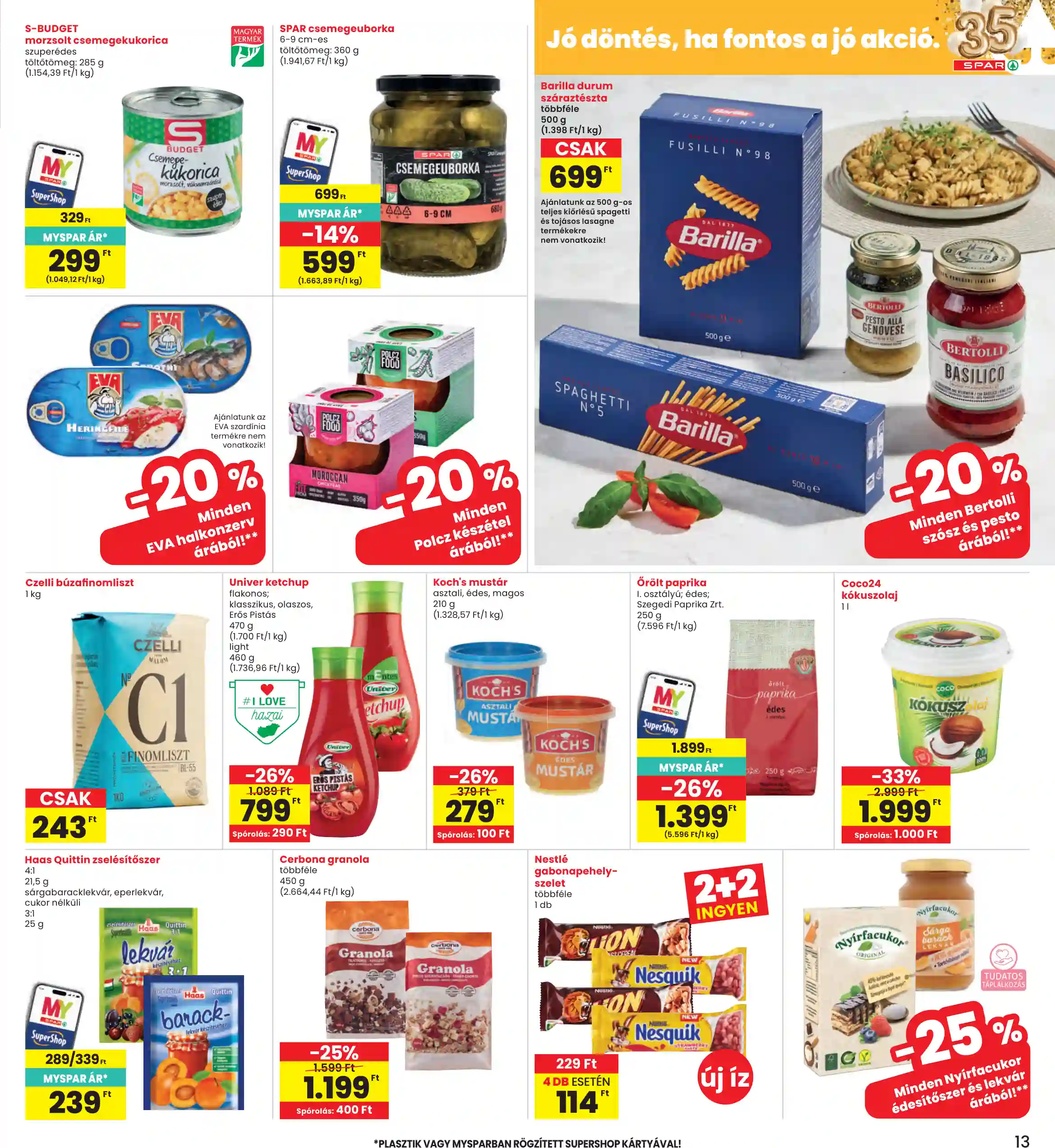 Spar akciós újság 24. hét (interspar) (5 oldal)