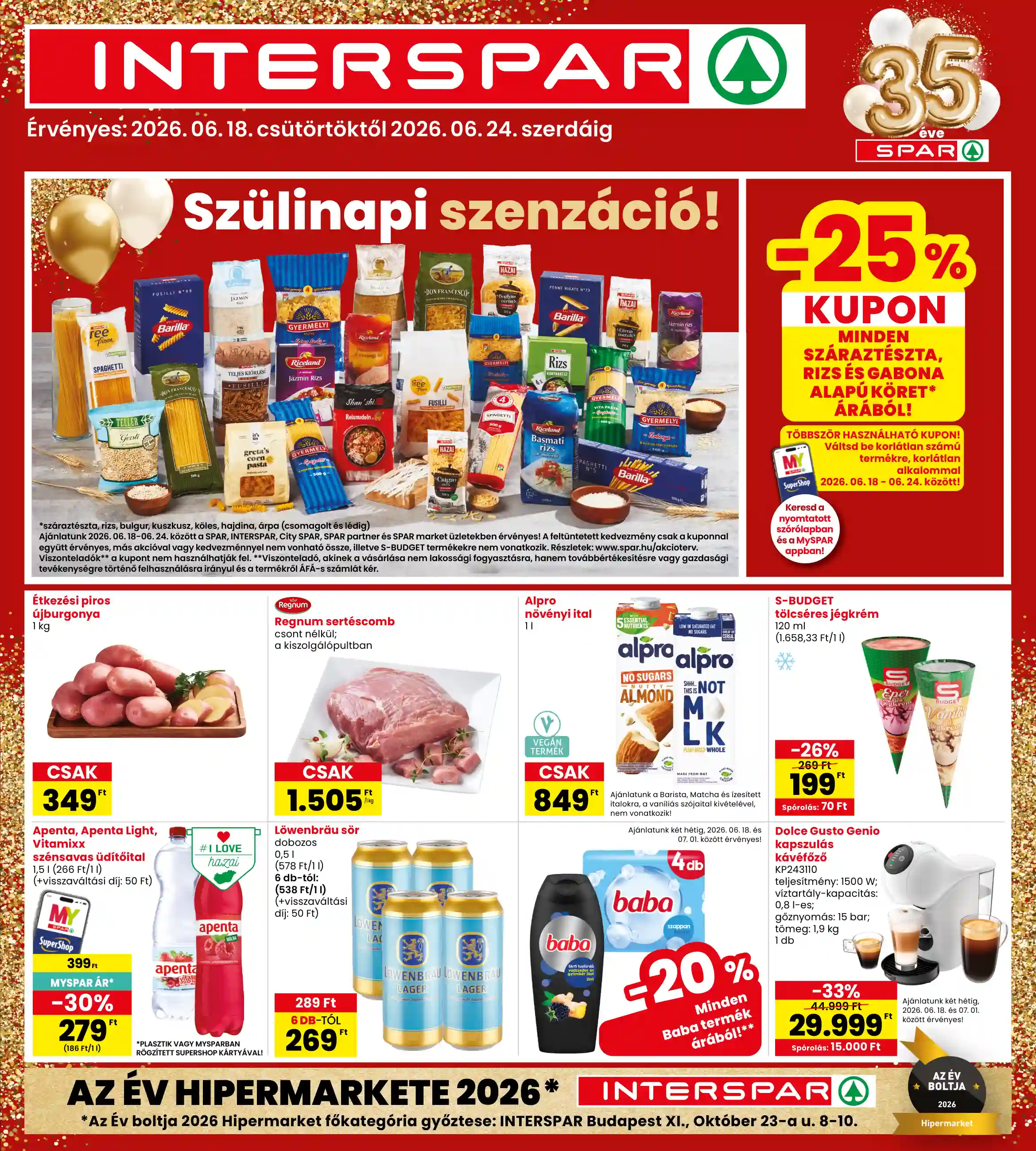 Spar akciós újság 25. hét (interspar)