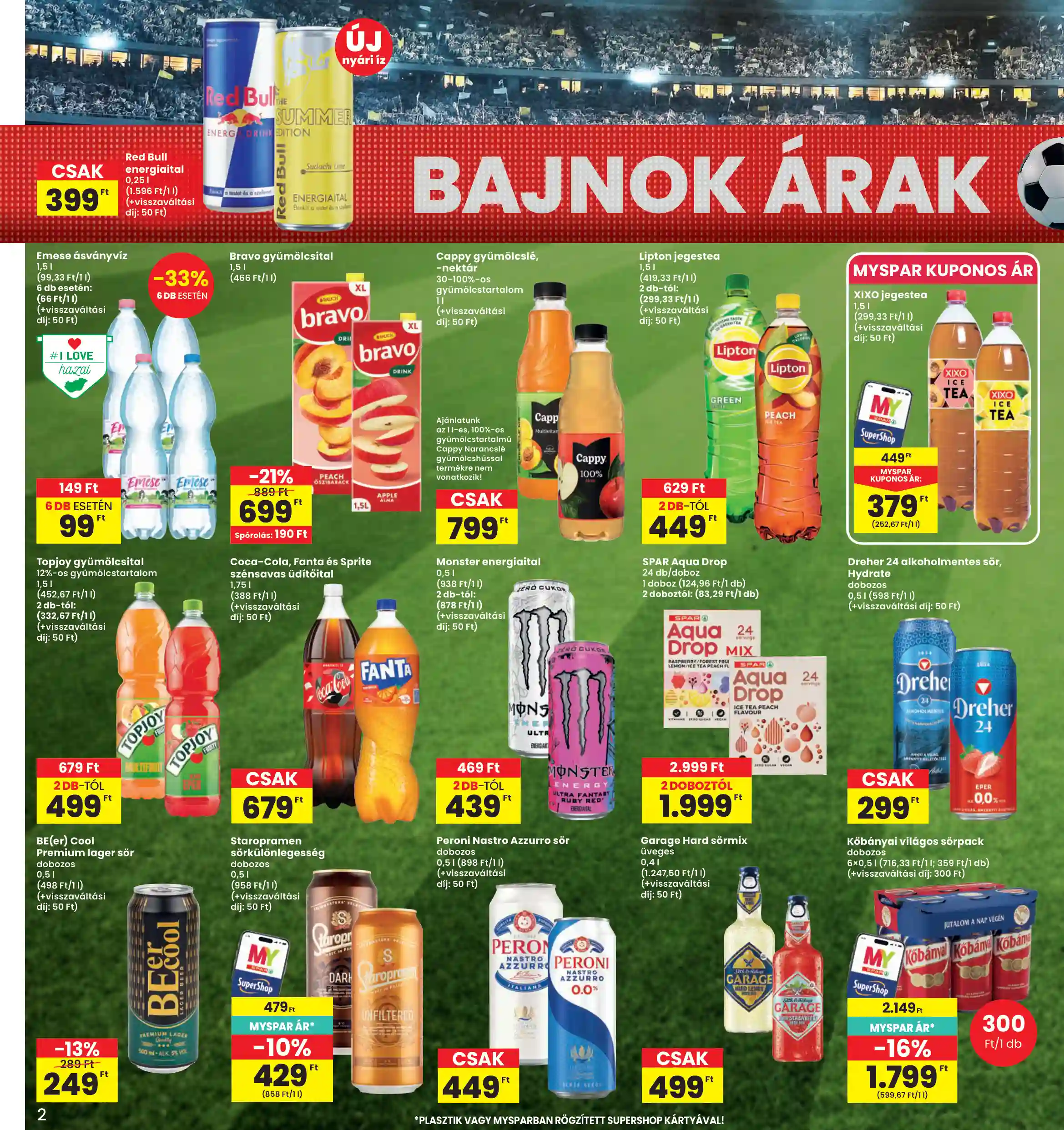 Spar akciós újság 25. hét (interspar) (2 oldal)