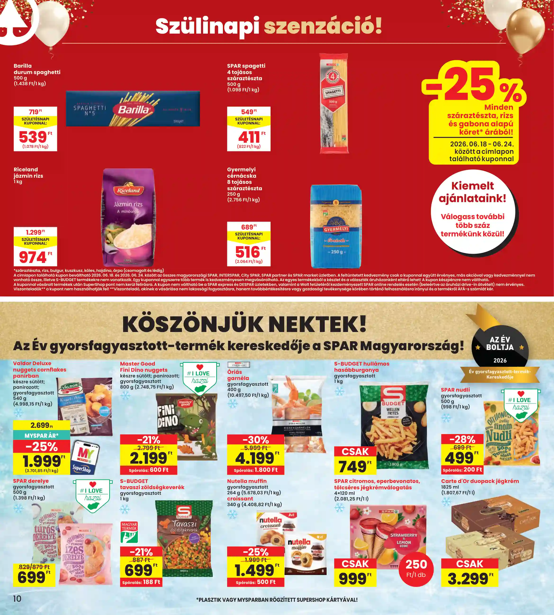 Spar akciós újság 25. hét (interspar) (20 oldal)