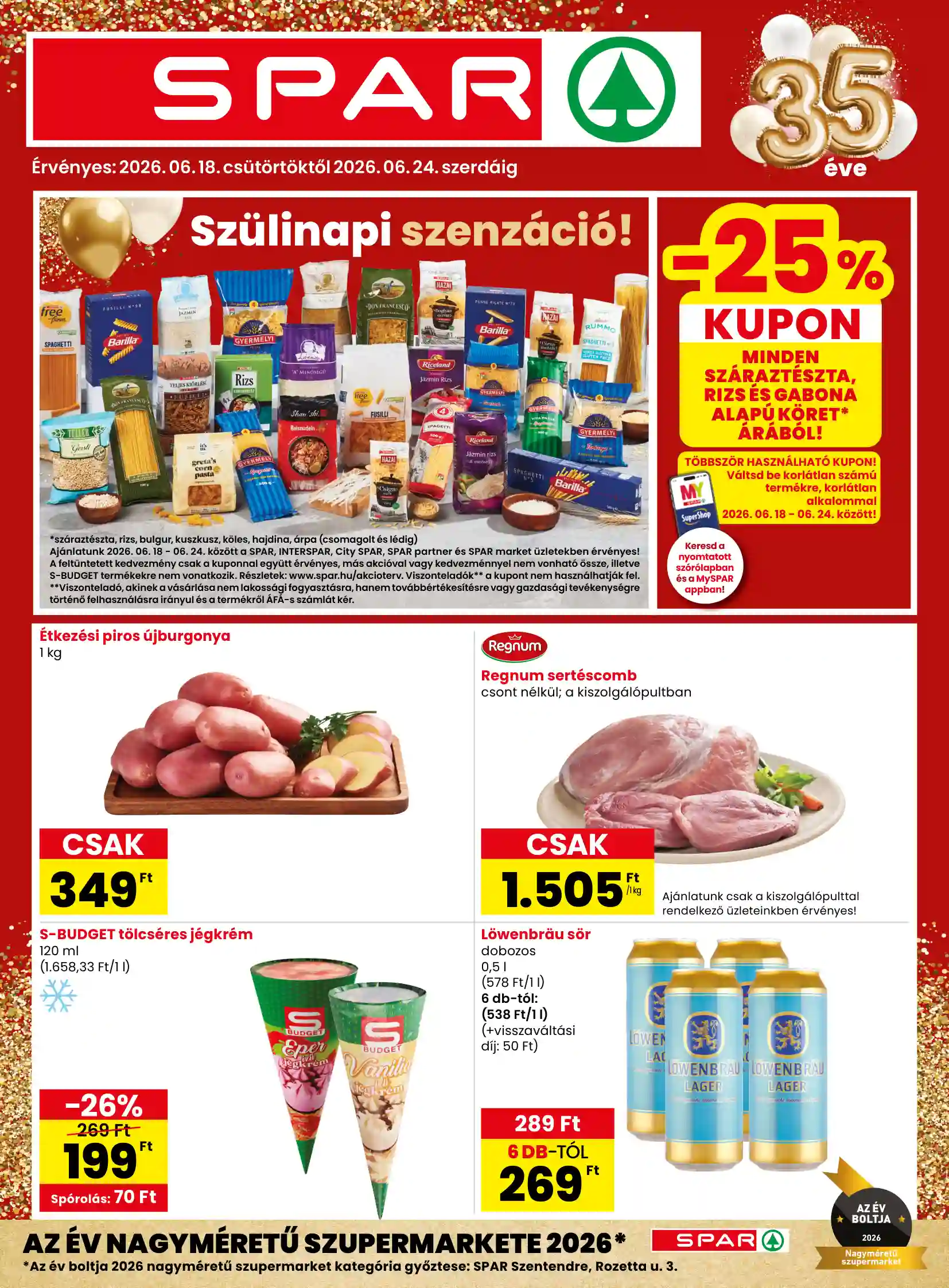 Spar akciós újság 25. hét (spar)