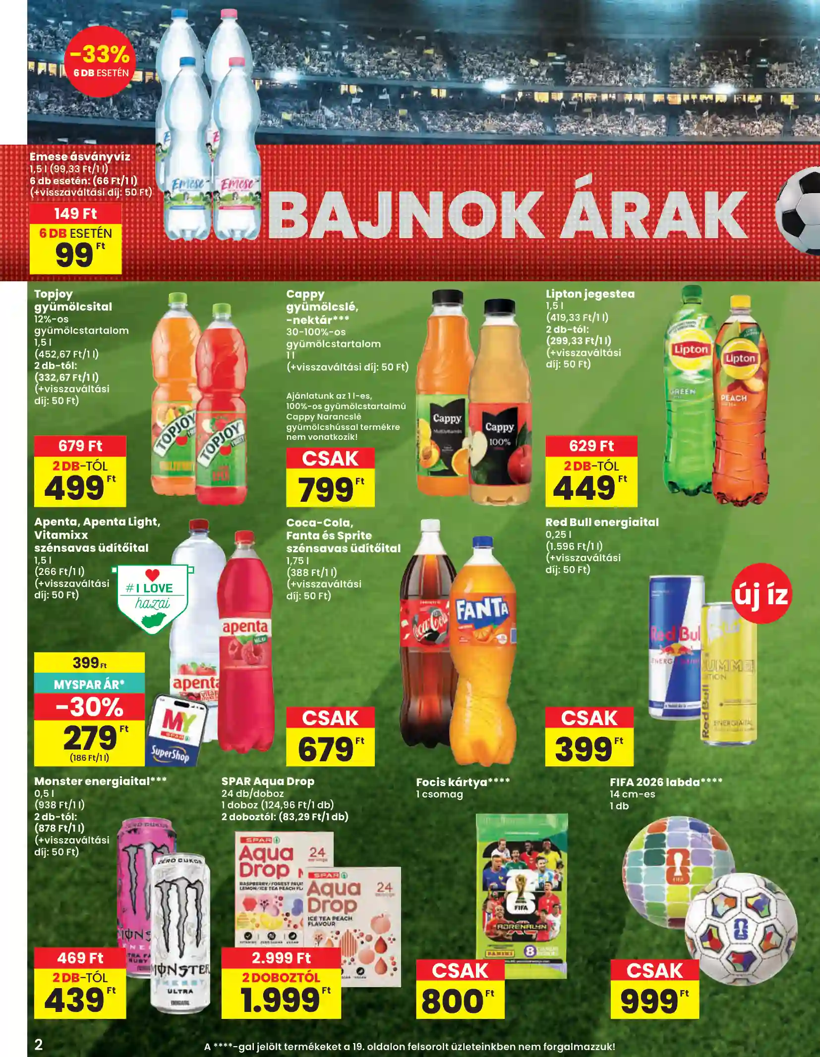 Spar akciós újság 25. hét (spar) (2 oldal)
