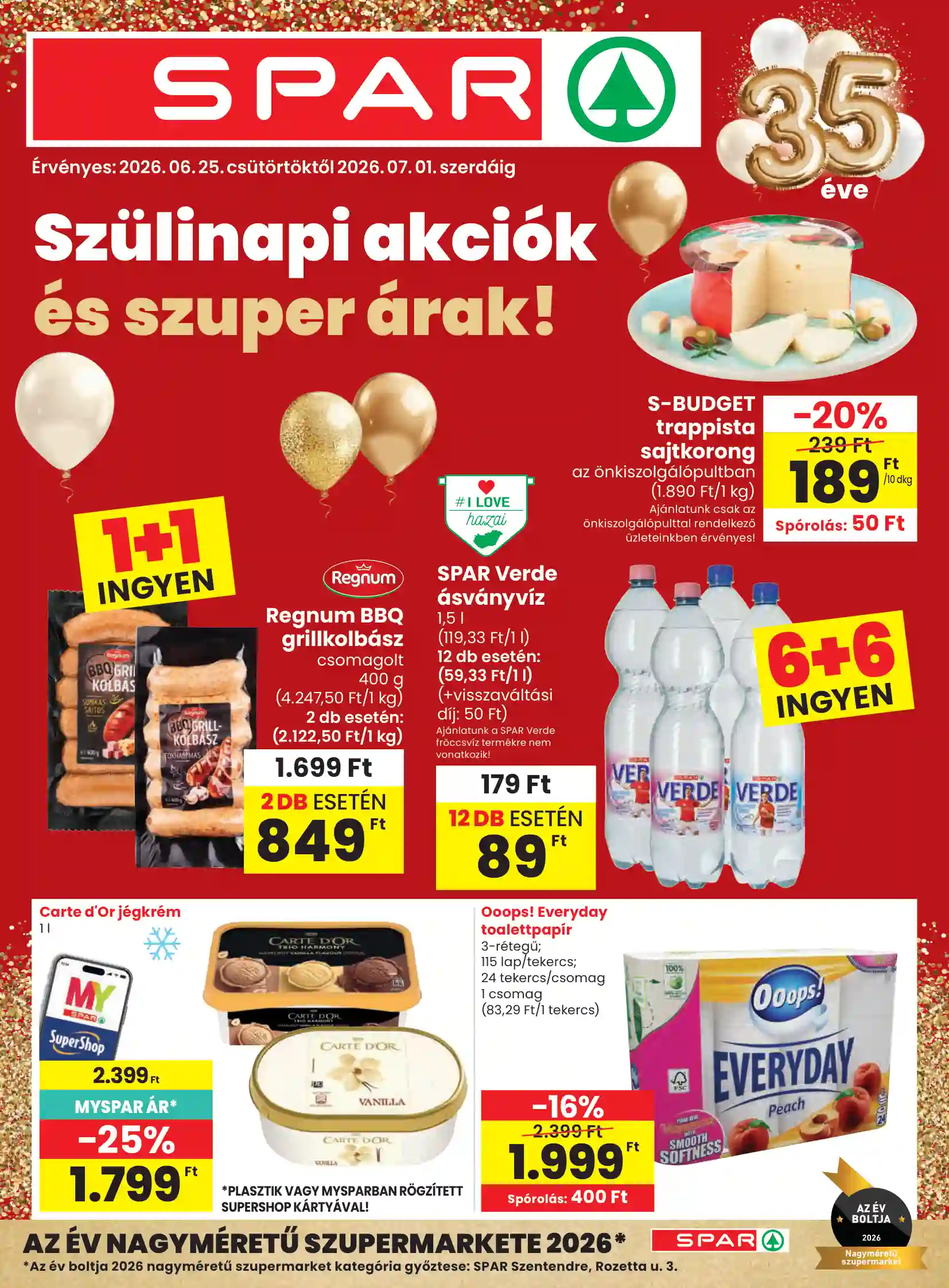 SPAR spar 26.hét