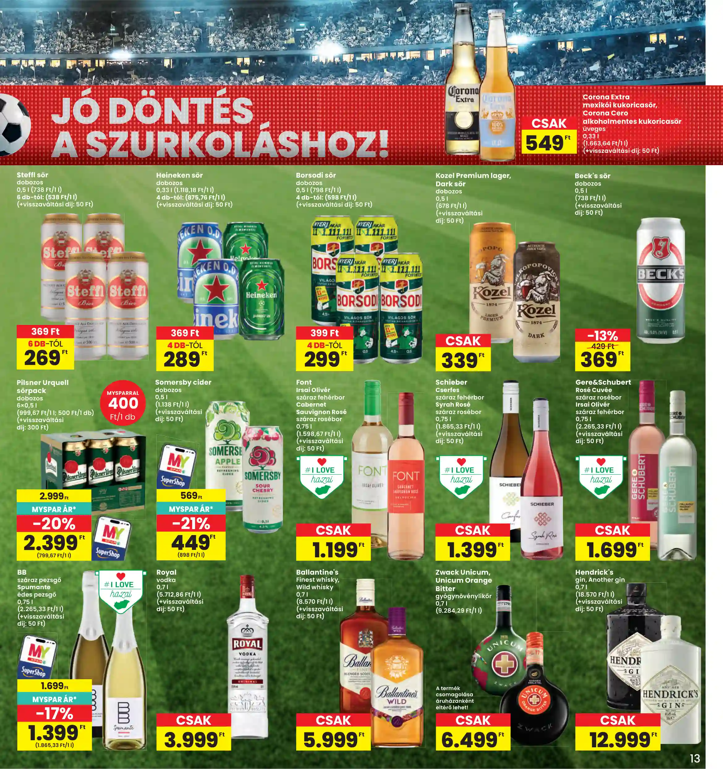 Spar akciós újság 26. hét (interspar) (5 oldal)