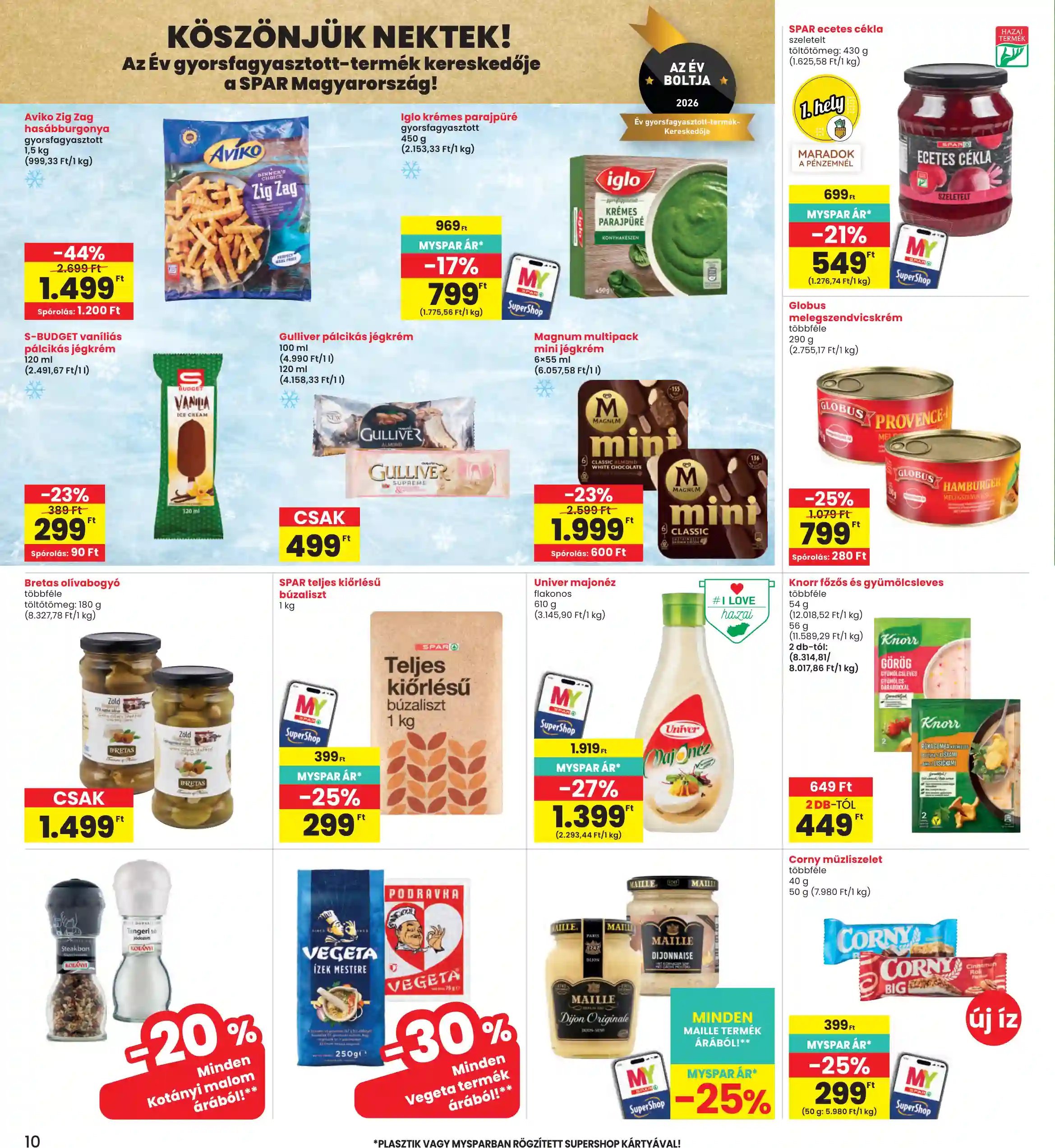 Spar akciós újság 26. hét (interspar) (20 oldal)