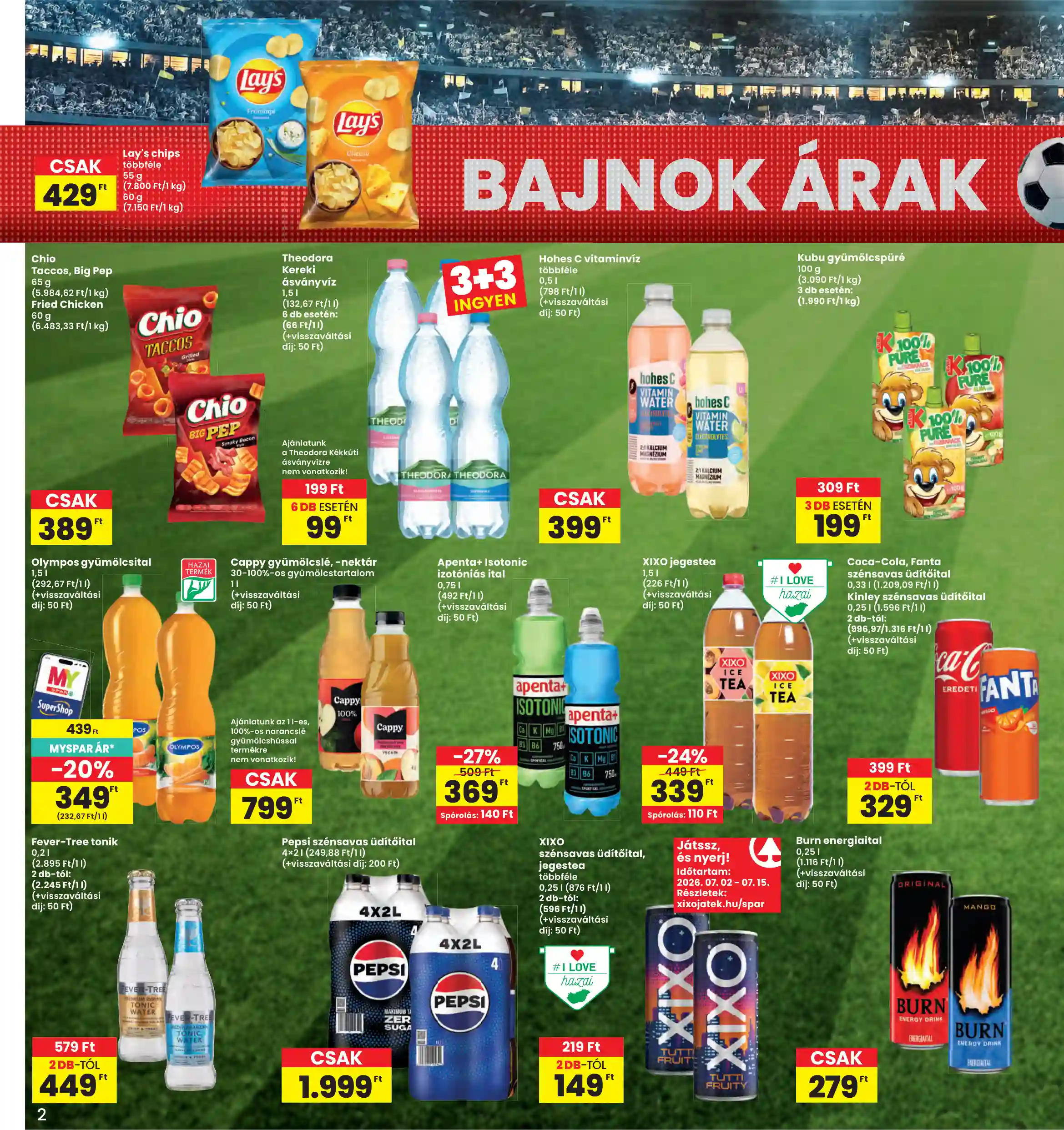 Spar akciós újság 27. hét (interspar) (2 oldal)