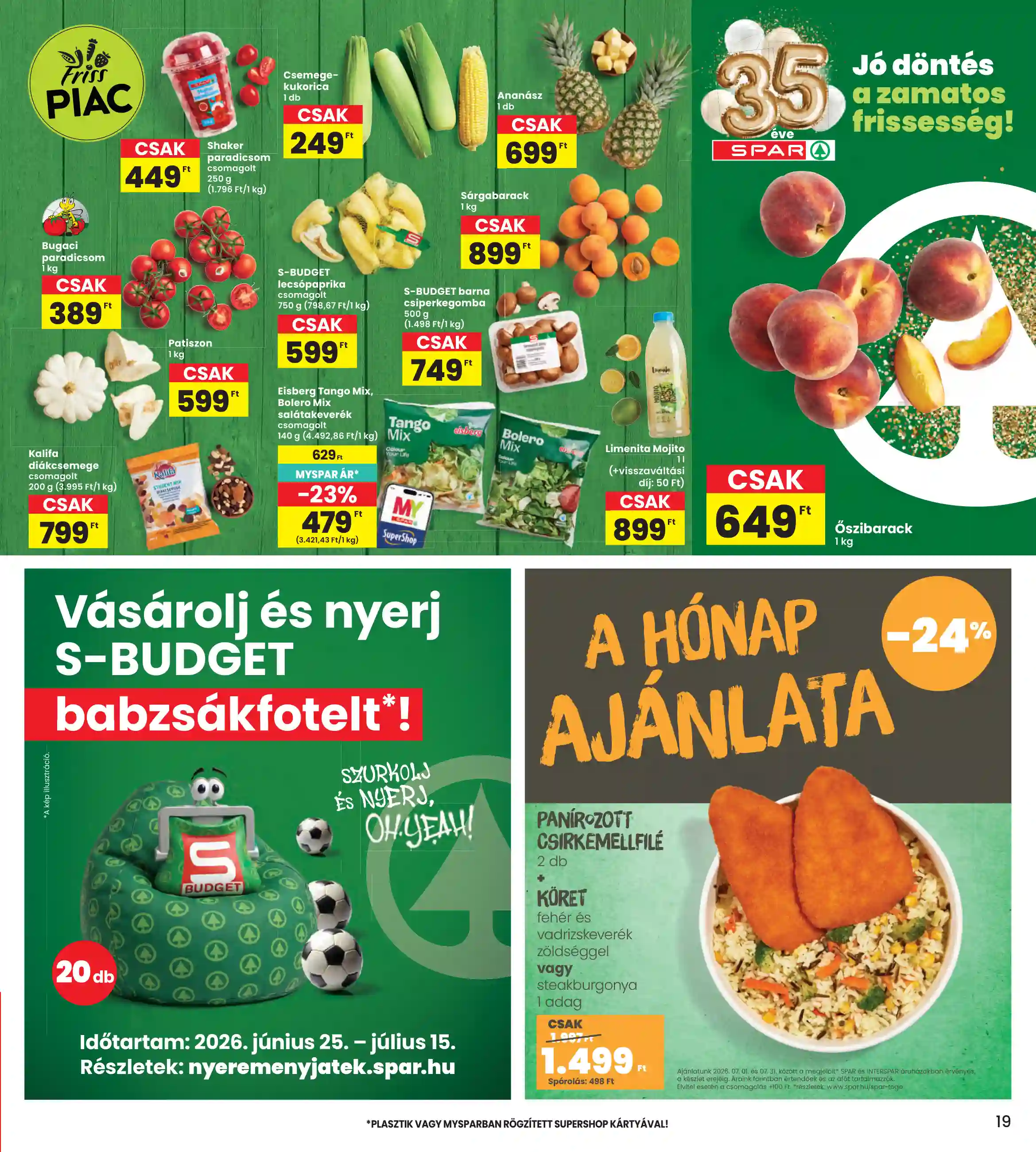 Spar akciós újság 27. hét (interspar) (11 oldal)