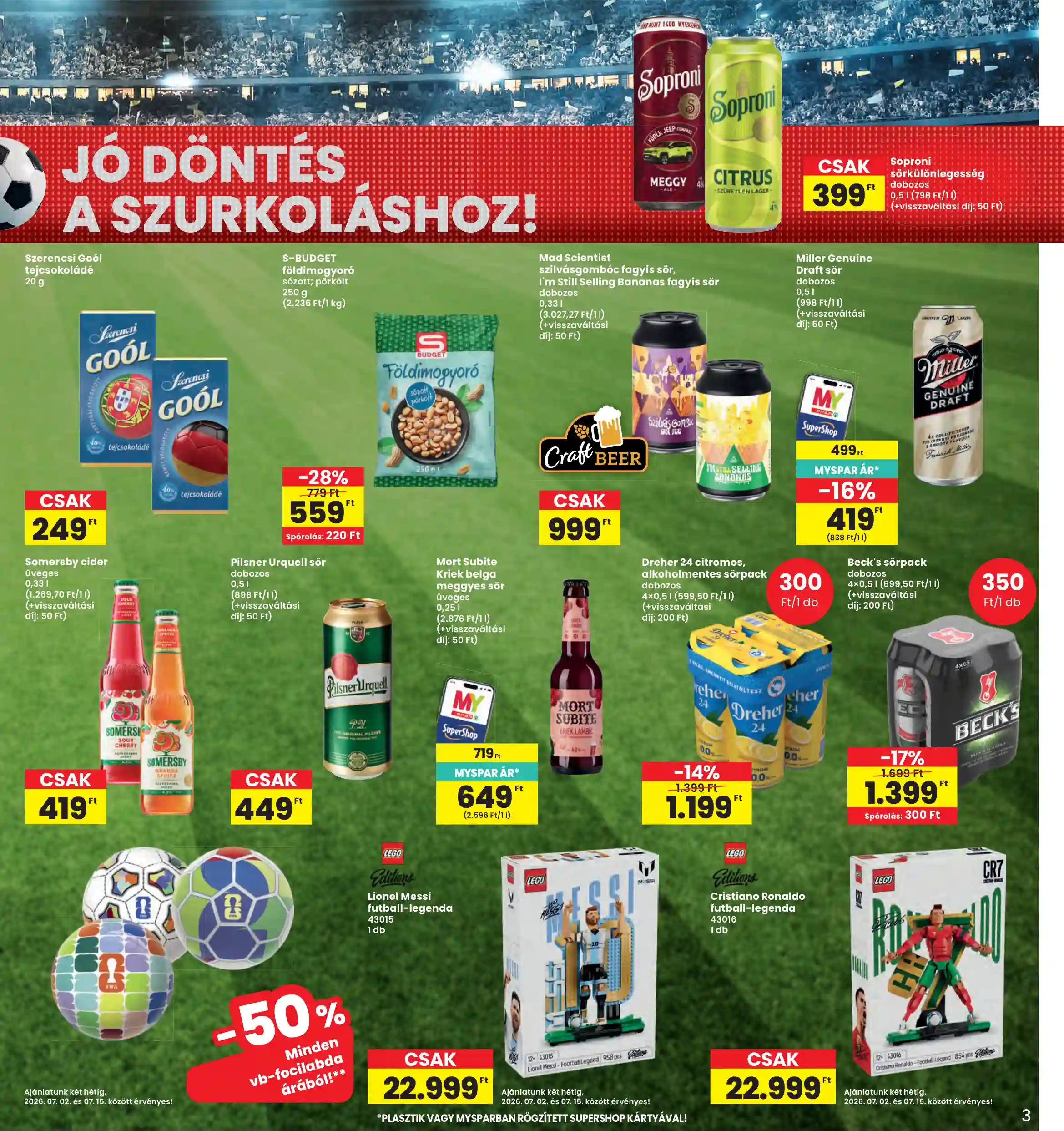 Spar akciós újság 27. hét (interspar) (13 oldal)