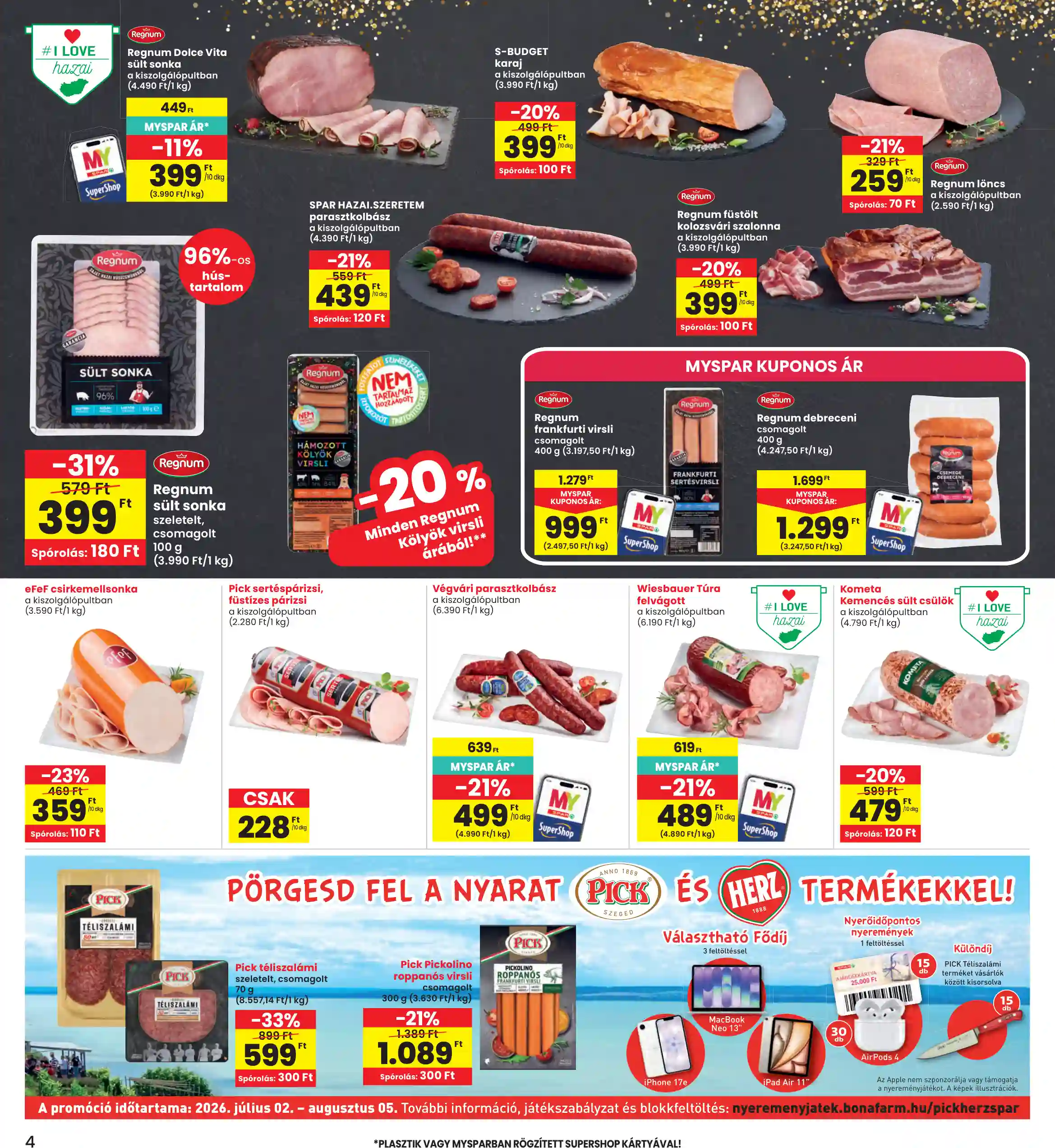Spar akciós újság 27. hét (interspar) (14 oldal)