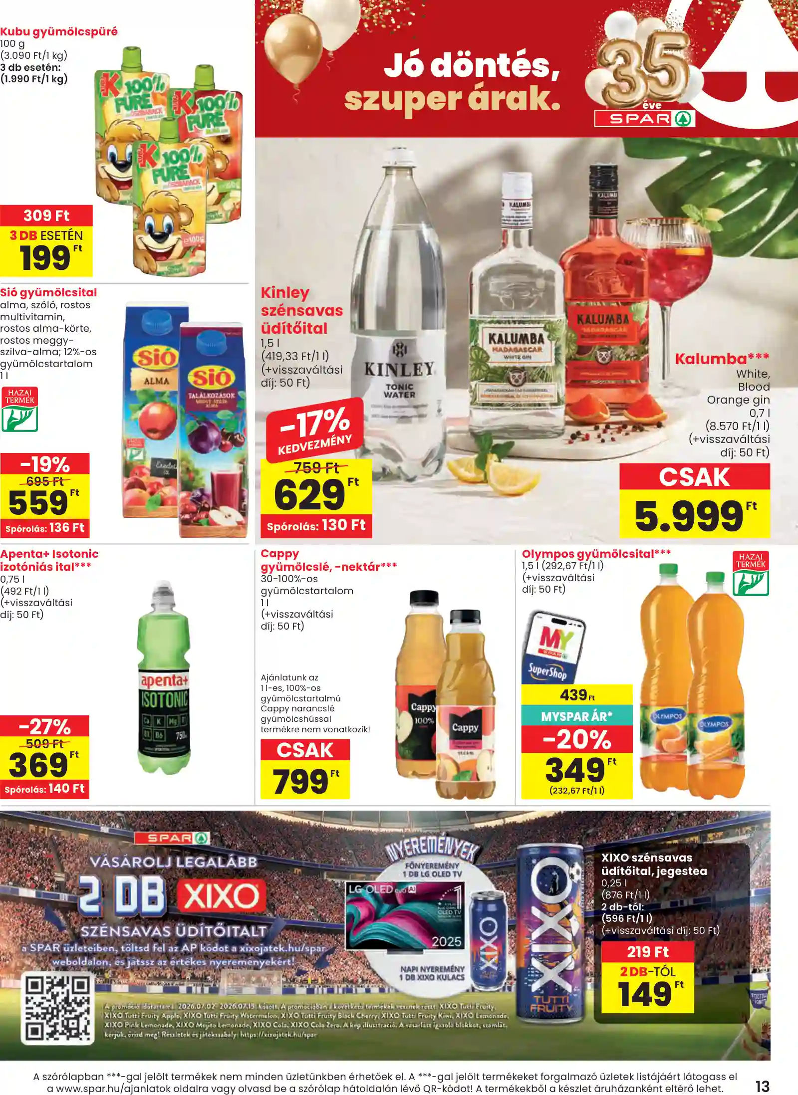 Spar akciós újság 27. hét (spar) (5 oldal)