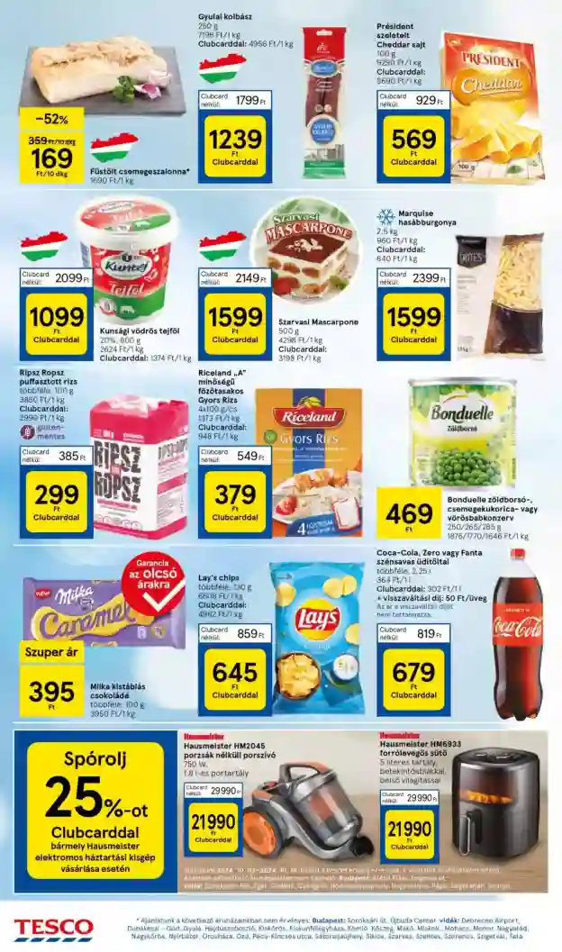 Tesco akciós újság 40. hét (2 oldal)