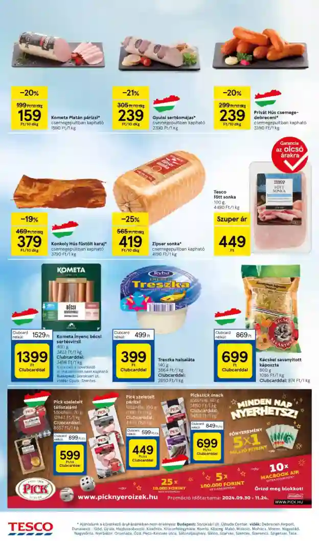 Tesco akciós újság 40. hét (10 oldal)