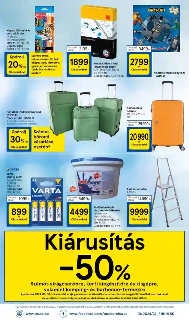 Tesco akciós újság 40. hét (26 oldal)