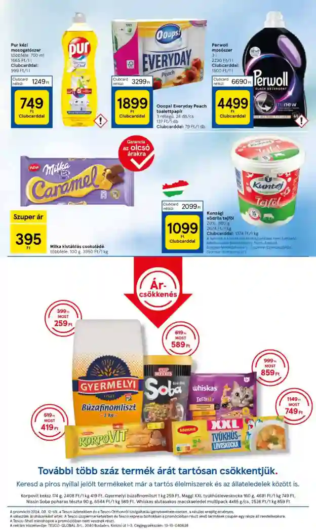 Tesco akciós újság 40. hét (3 oldal)