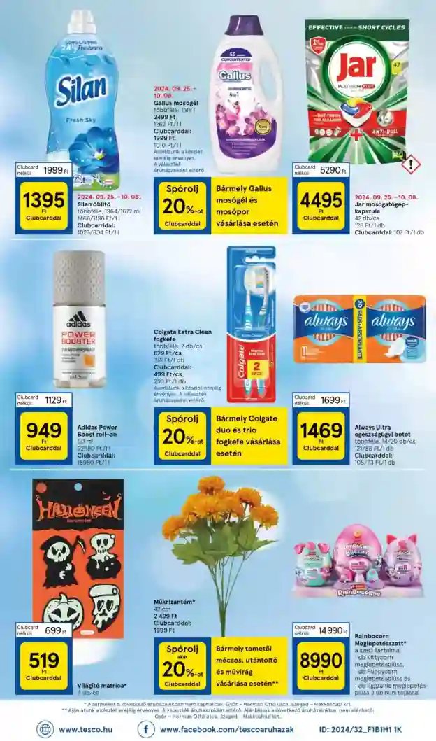 Tesco akciós újság 40. hét (8 oldal)